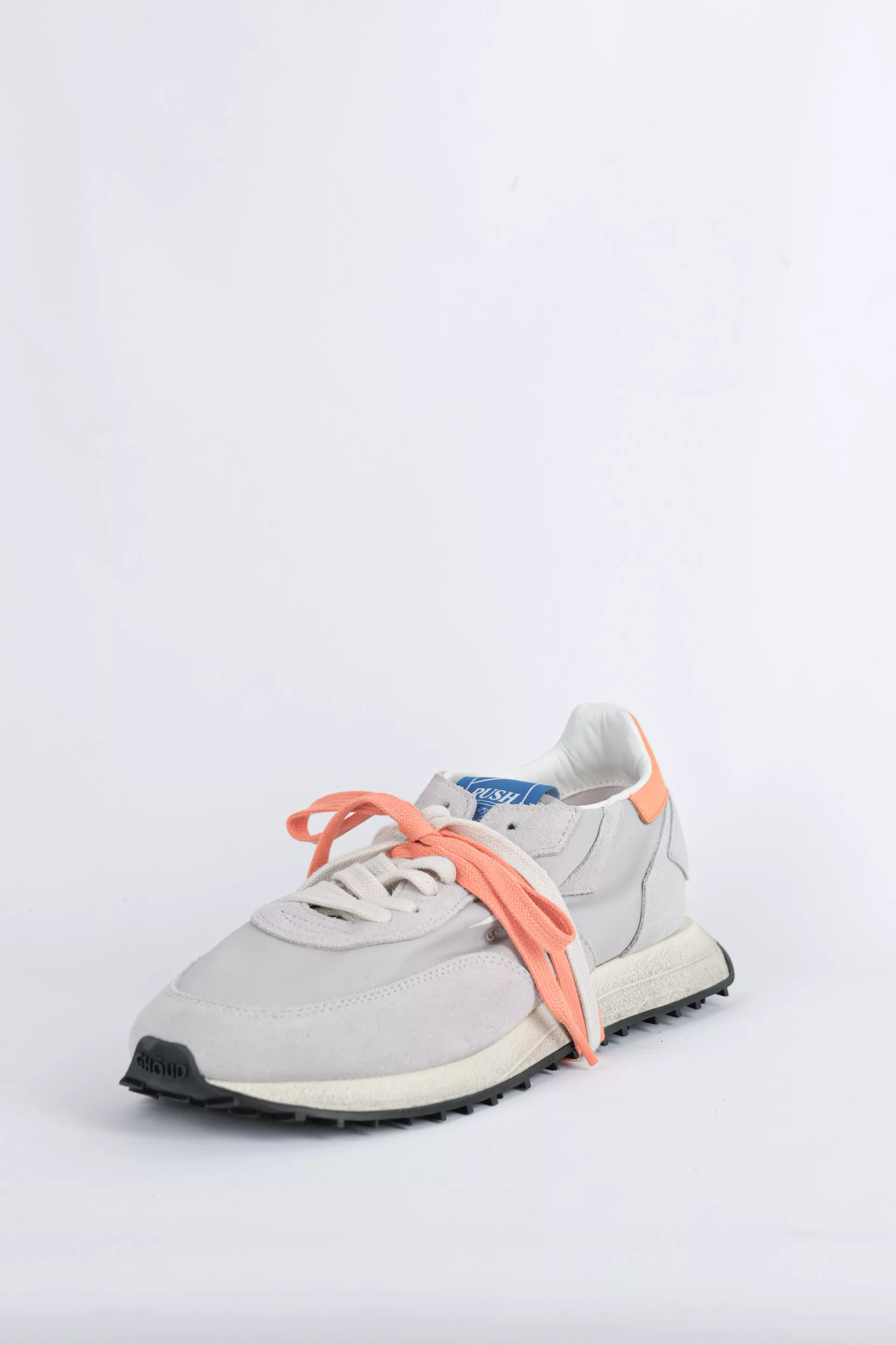 BASKETS COULEUR PERLE ET ORANGE GHOUD RCLM-BY01