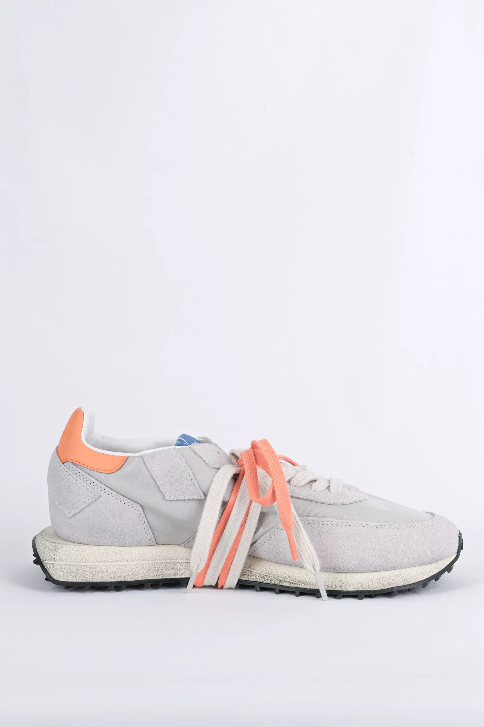 BASKETS COULEUR PERLE ET ORANGE GHOUD RCLM-BY01