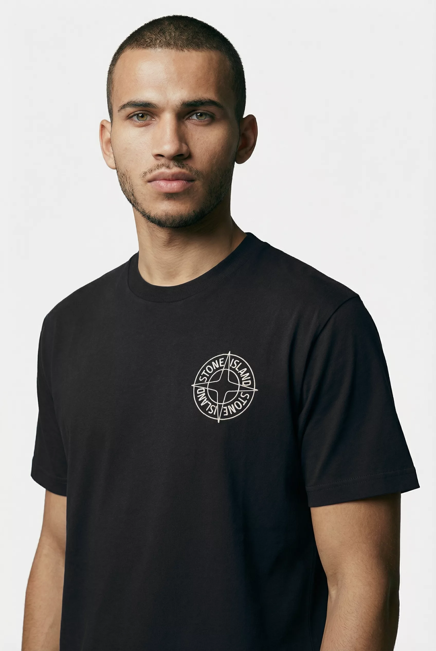 TEE-SHIRT STONE ISLAND BLEU CIEL L15210001-S0E14-V004A