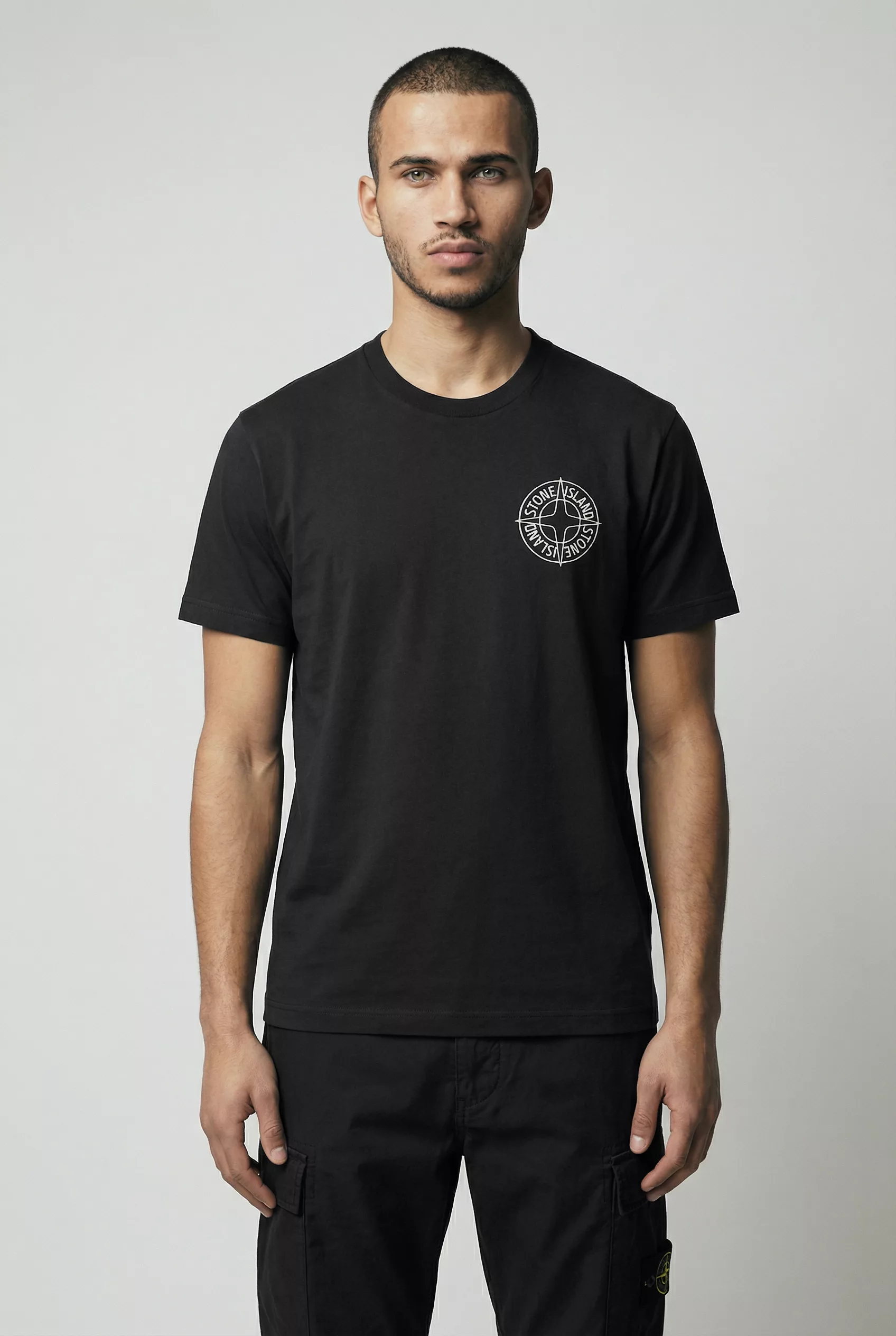 TEE-SHIRT STONE ISLAND BLEU CIEL L15210001-S0E14-V004A