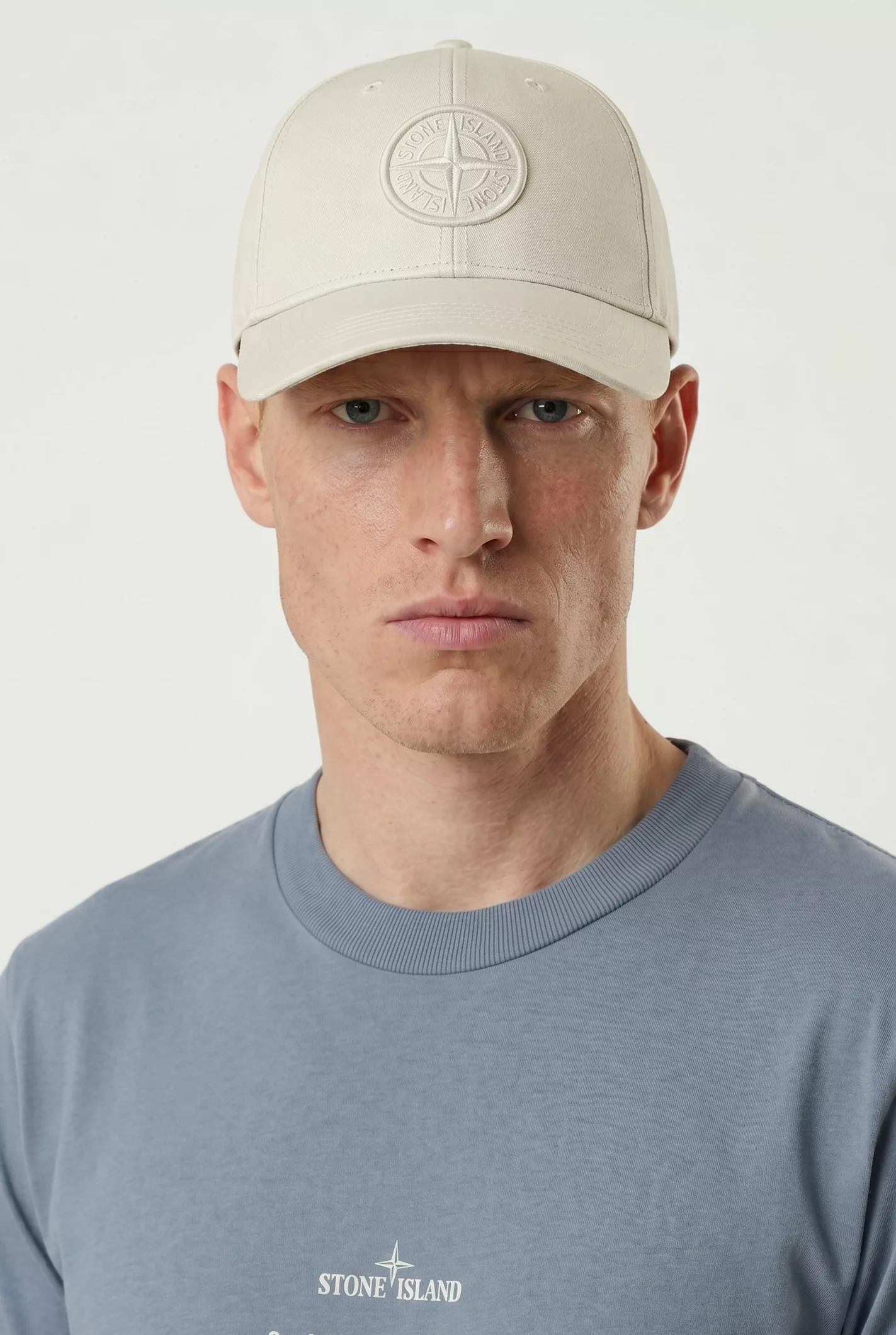 CASQUETTE STONE ISLAND ECRUE 9100013-V0093