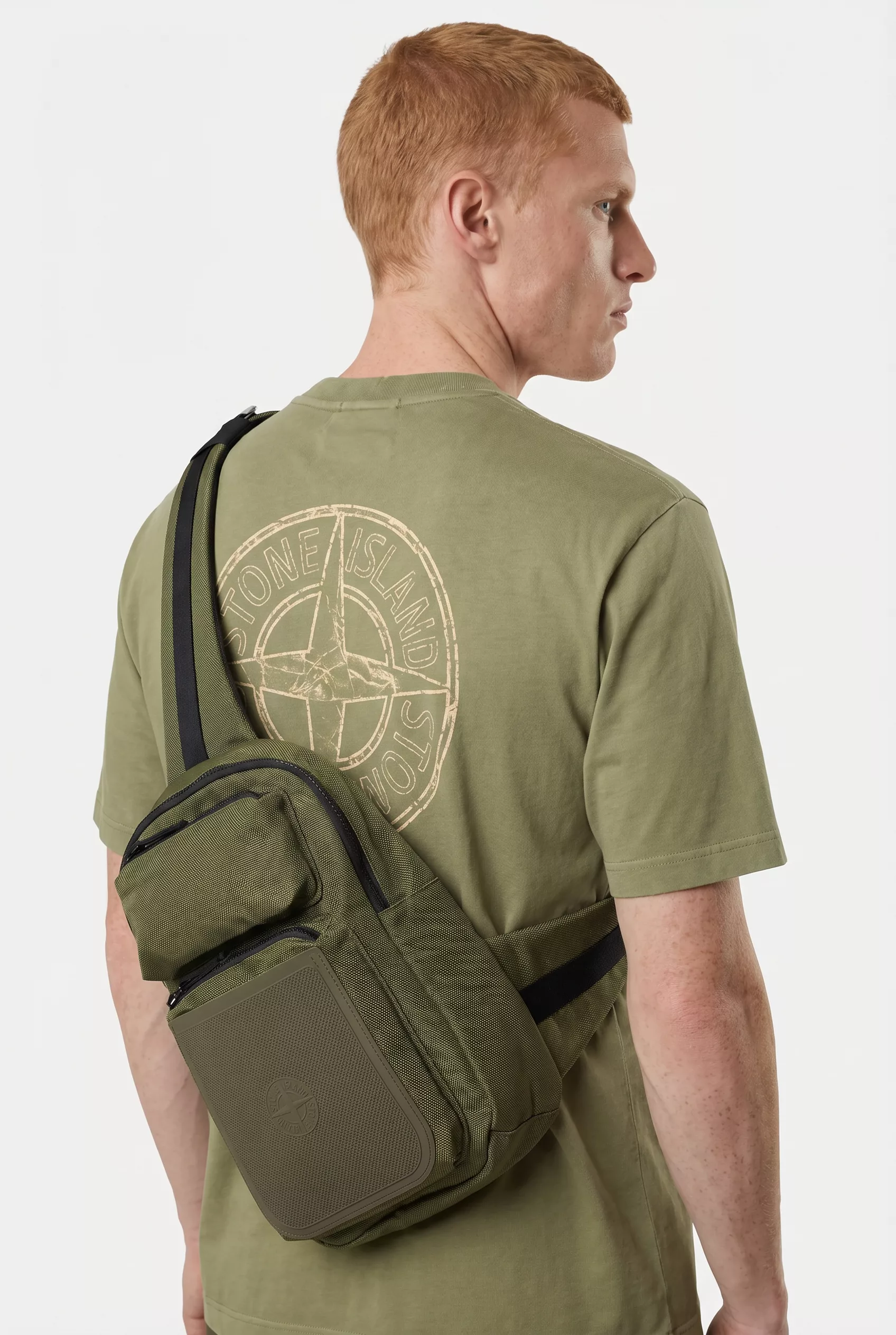 SAC STONE ISLAND KAKI 9200030-V005G