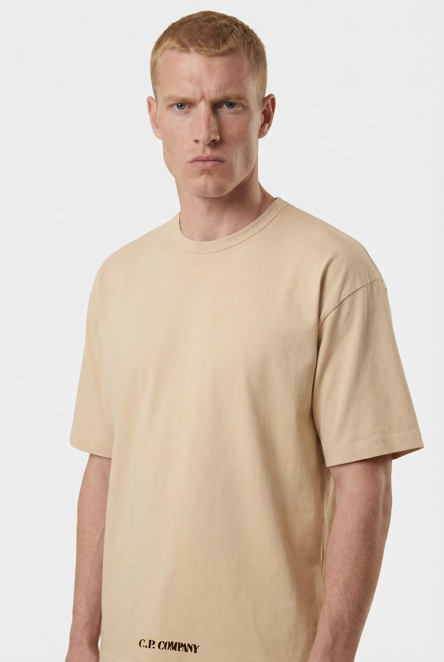 TEE-SHIRT CP COMPANY BEIGE S213A-114
