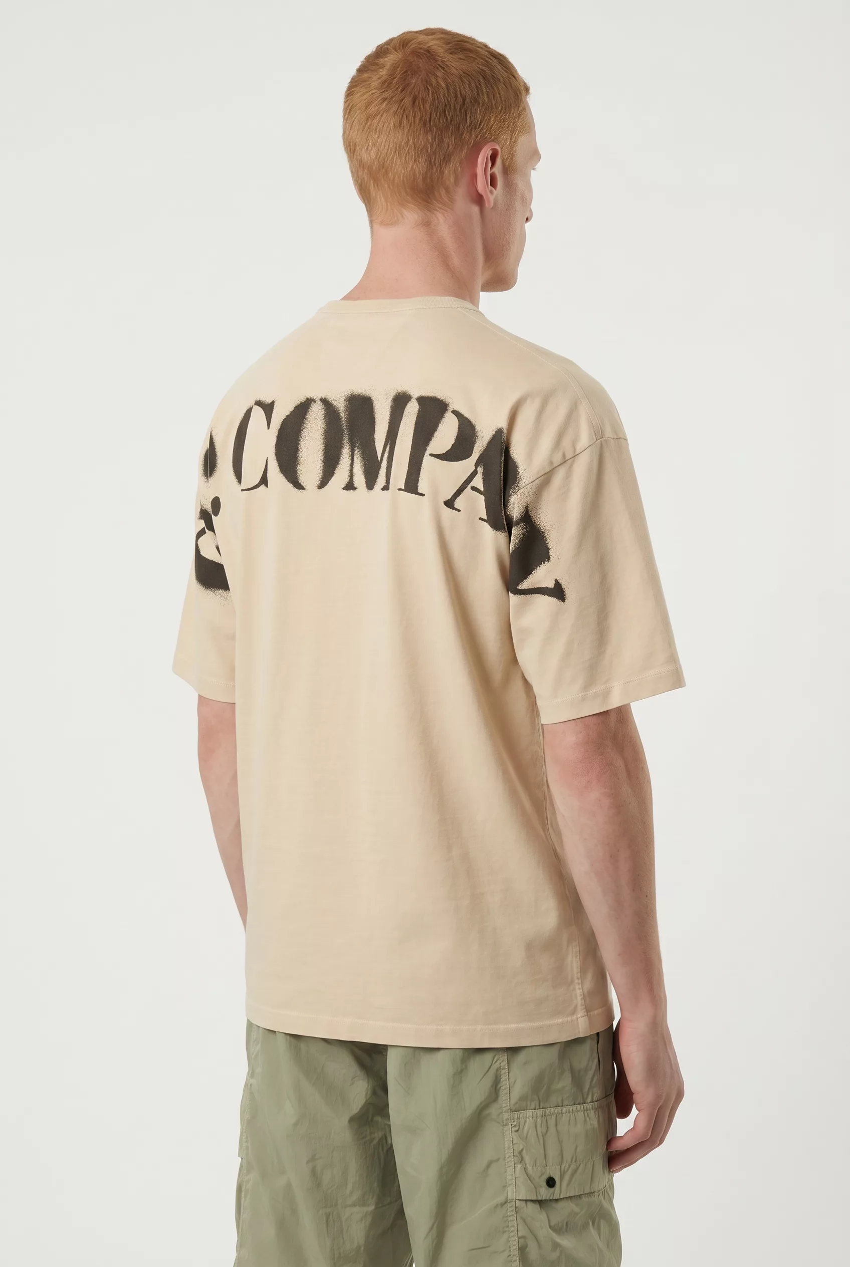 TEE-SHIRT CP COMPANY BEIGE S213A-114