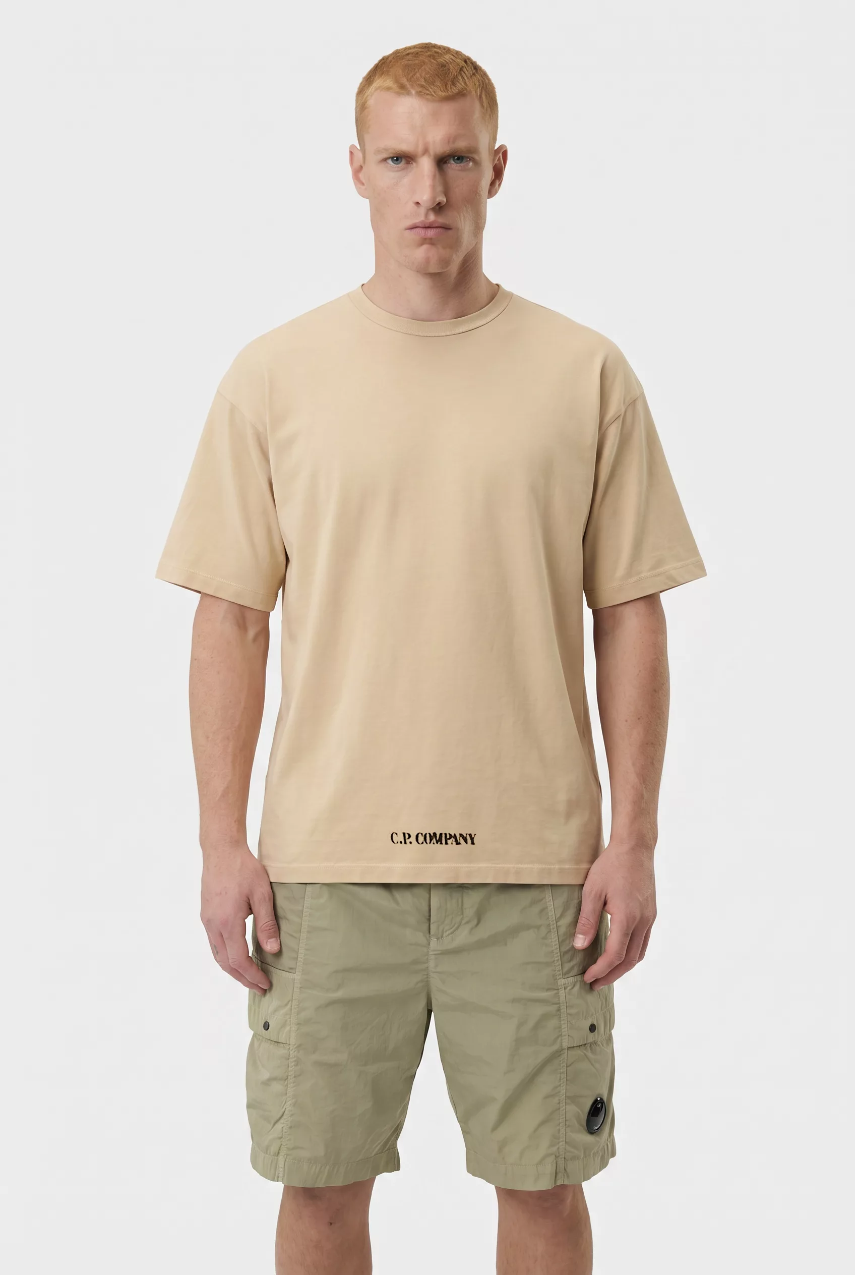 TEE-SHIRT CP COMPANY BEIGE S213A-114