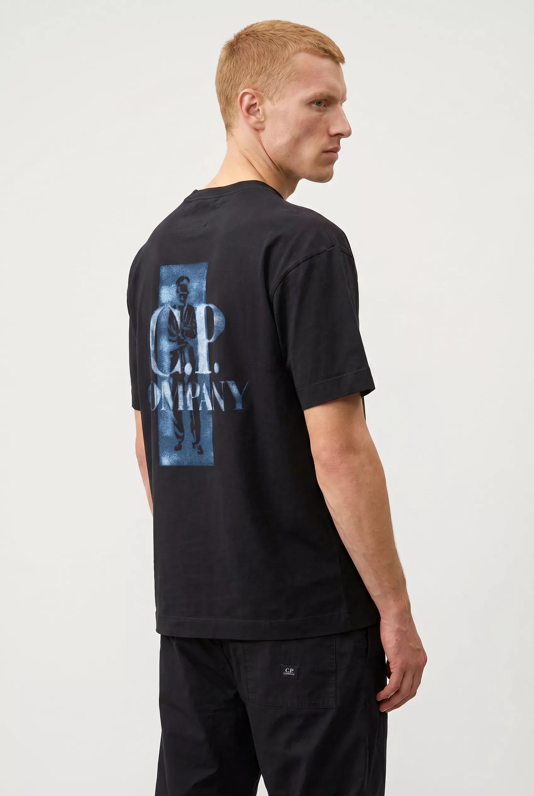 TEE-SHIRT CP COMPANY MARINE S143A-888