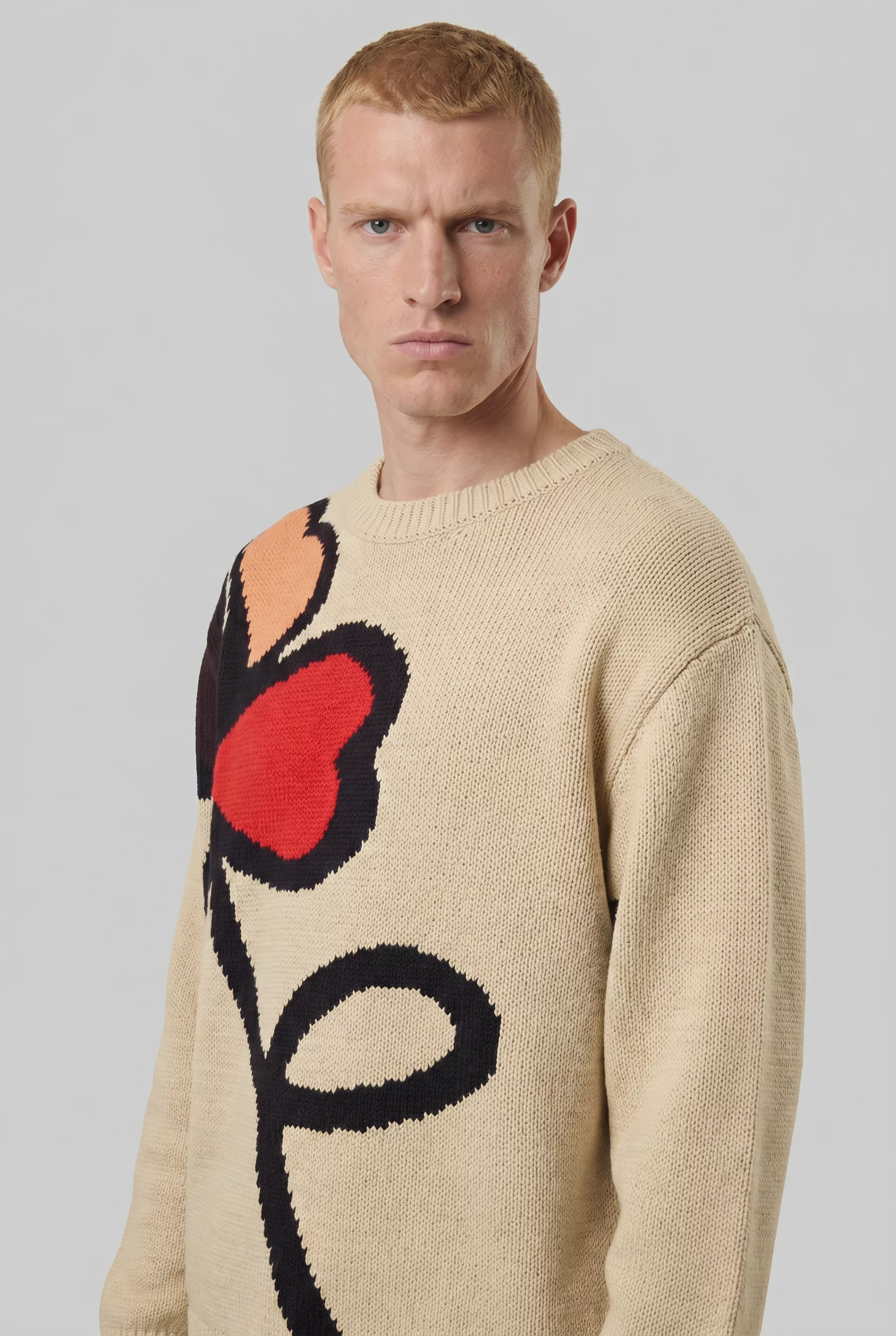 PULL EN MAILLE COULEUR FICELLE NN.07 TODD-020