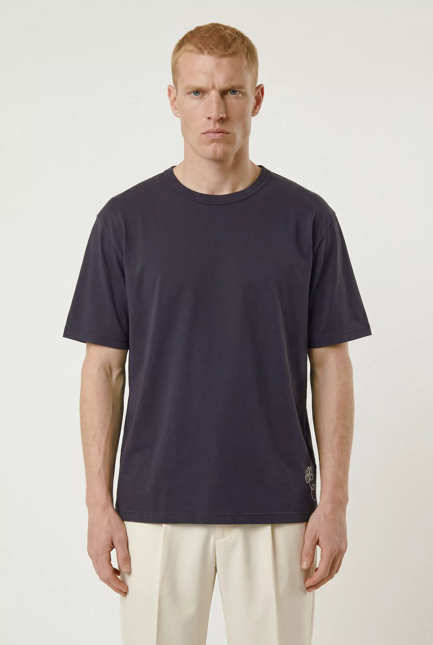T-SHIRT MARINE A TREFLE NN.07 JETT SS-200