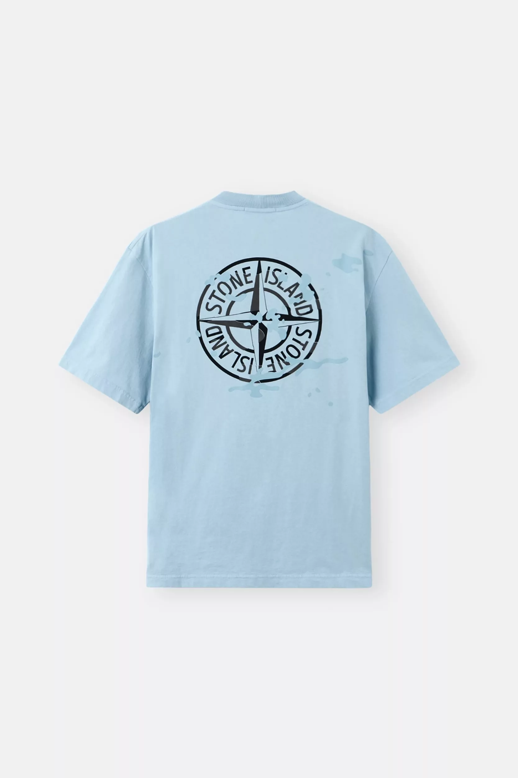 TEE-SHIRT STONE ISLAND BLEU CIEL L15210001-S0E14-V004A
