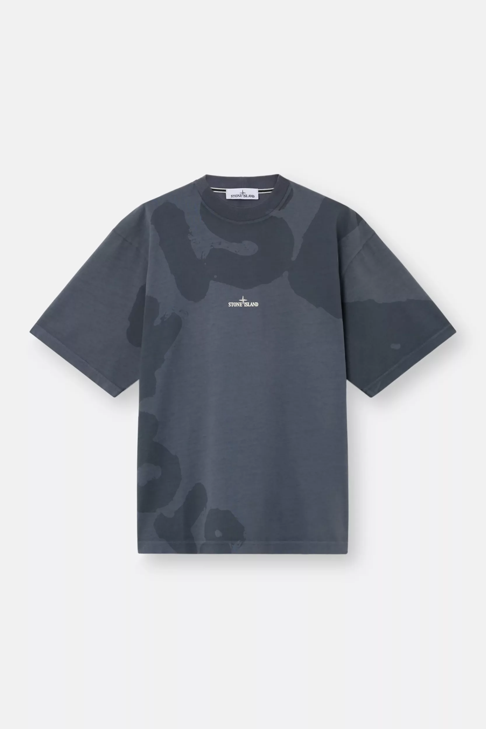 TEE-SHIRT STONE ISLAND BLEU GRIS 2100002-V002D