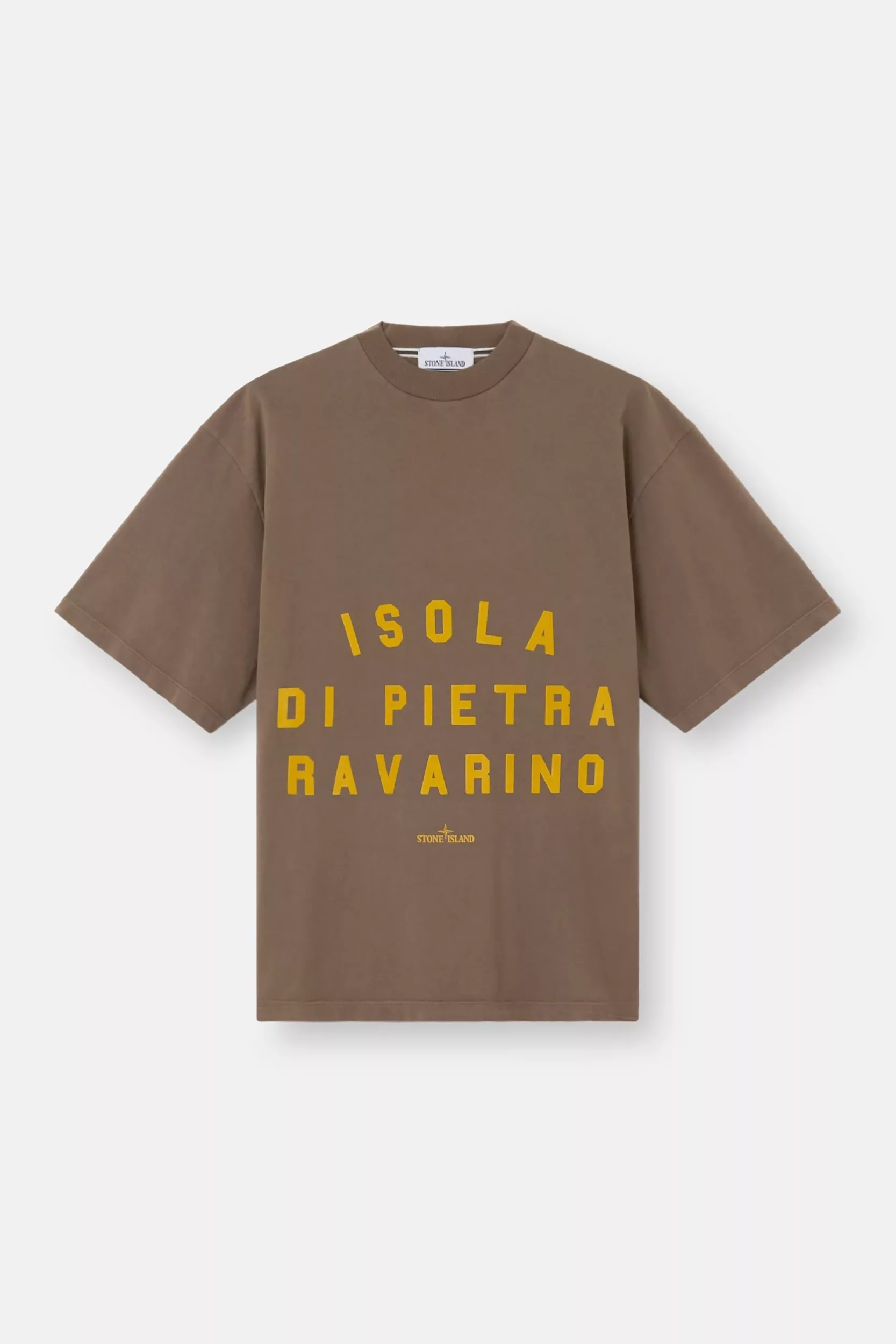TEE-SHIRT STONE ISLAND MARRON 2100002-V007C