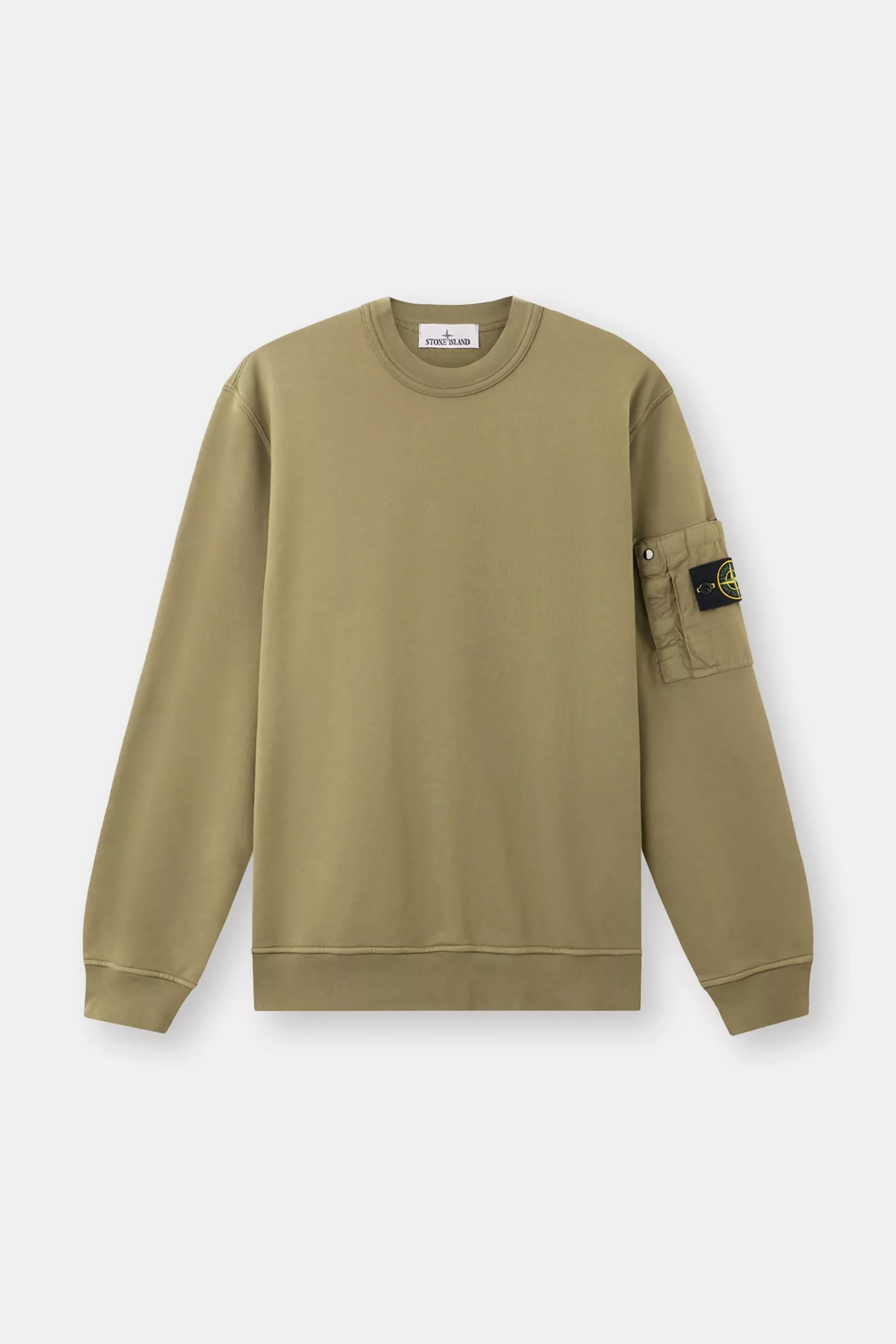 SWEAT STONE ISLAND KAKI 6100019-V005G