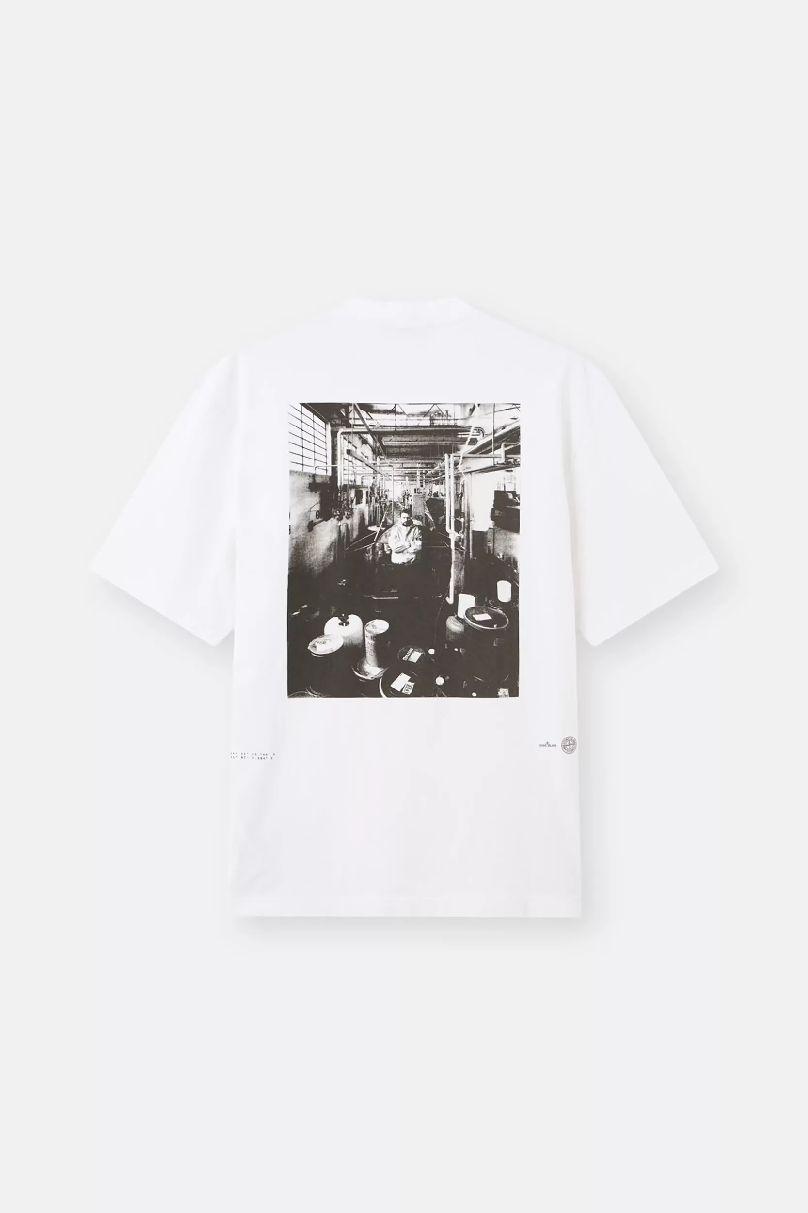 TEE-SHIRT STONE ISLAND BLANC 2100001-S0374-V0001