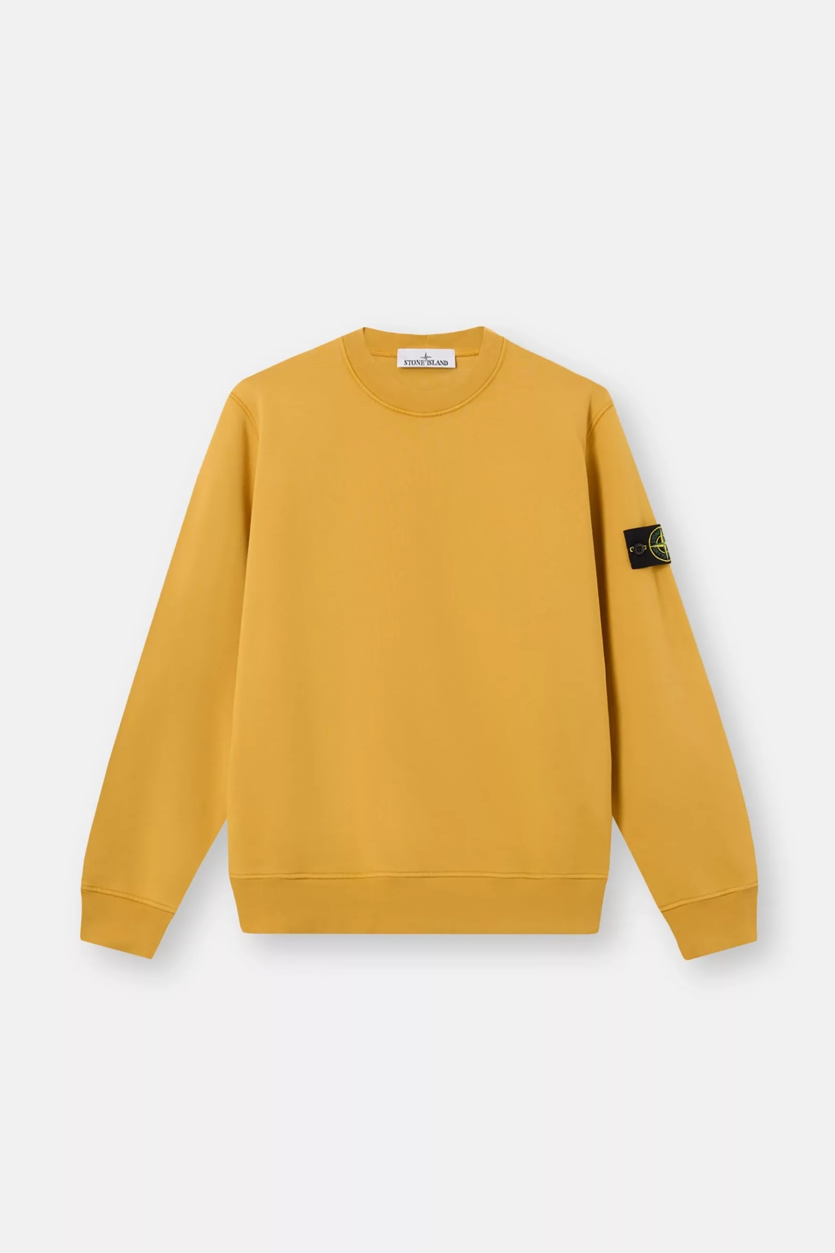 SWEAT STONE ISLAND JAUNE 6100060-V0034