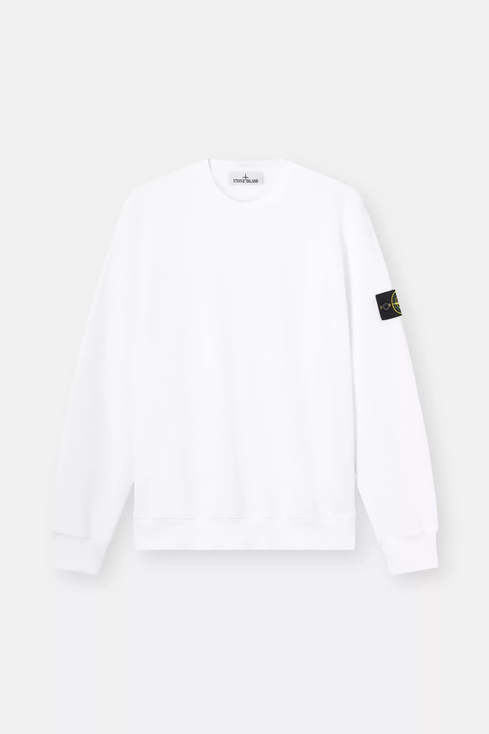 SWEAT STONE ISLAND BLANC 6100060-V0001