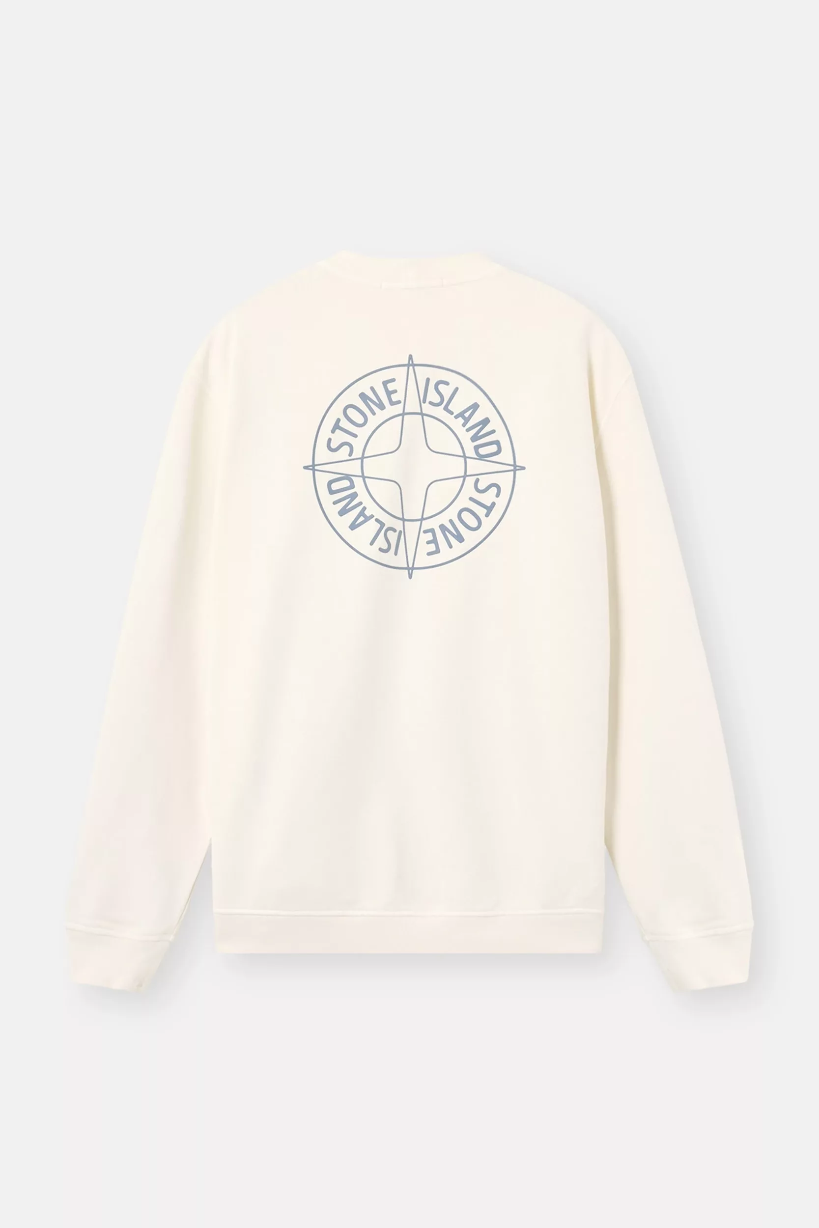 SWEAT STONE ISLAND ECRU 6100001-V0093