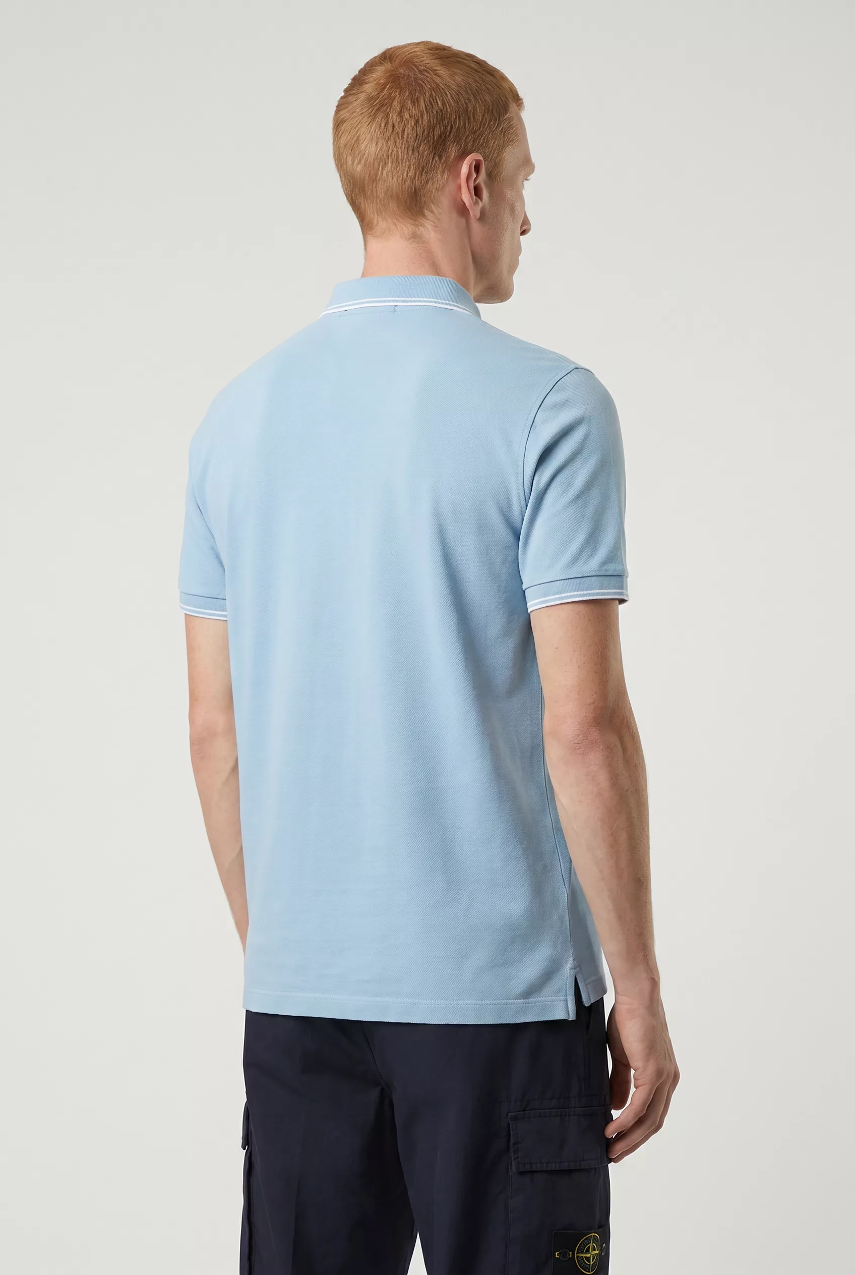 POLO STONE ISLAND BLEU 2200010-V004A