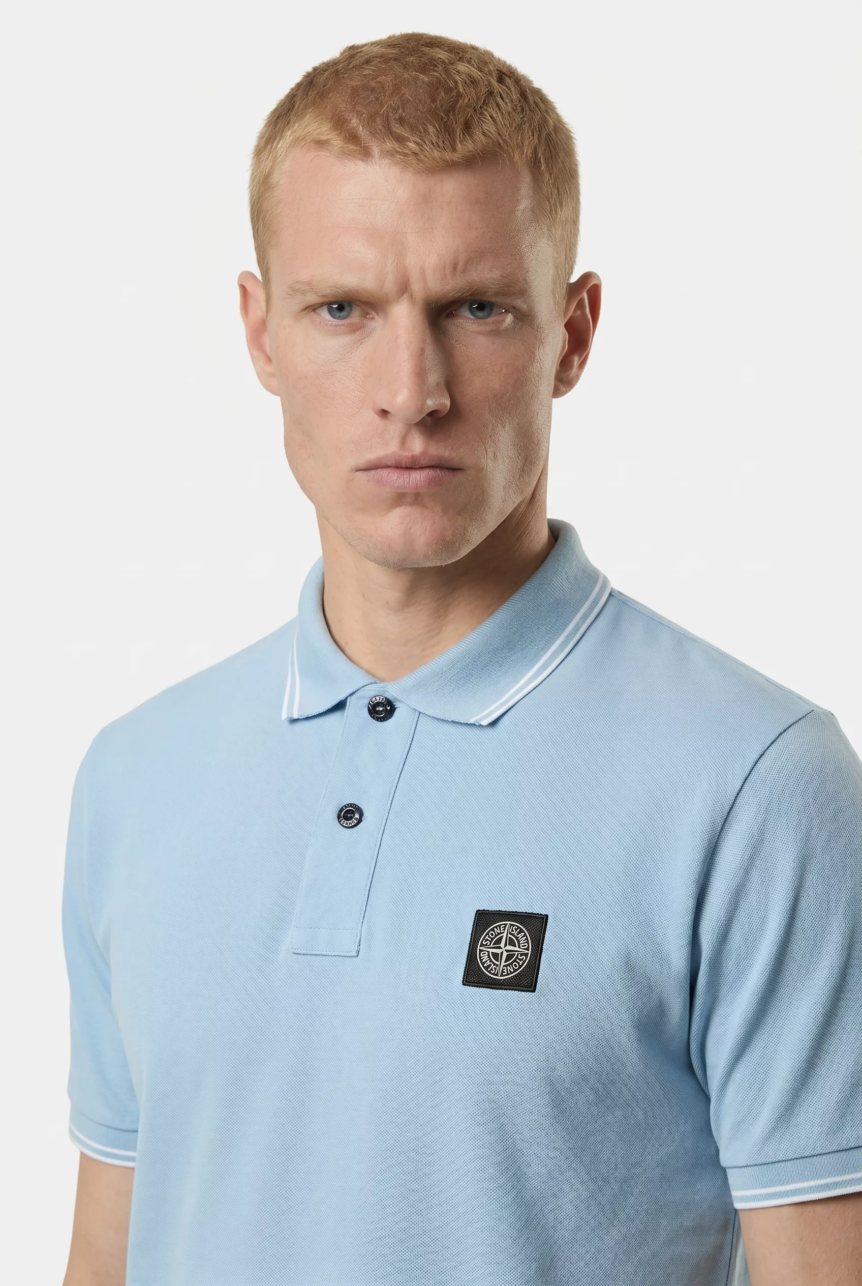 POLO STONE ISLAND BLEU 2200010-V004A