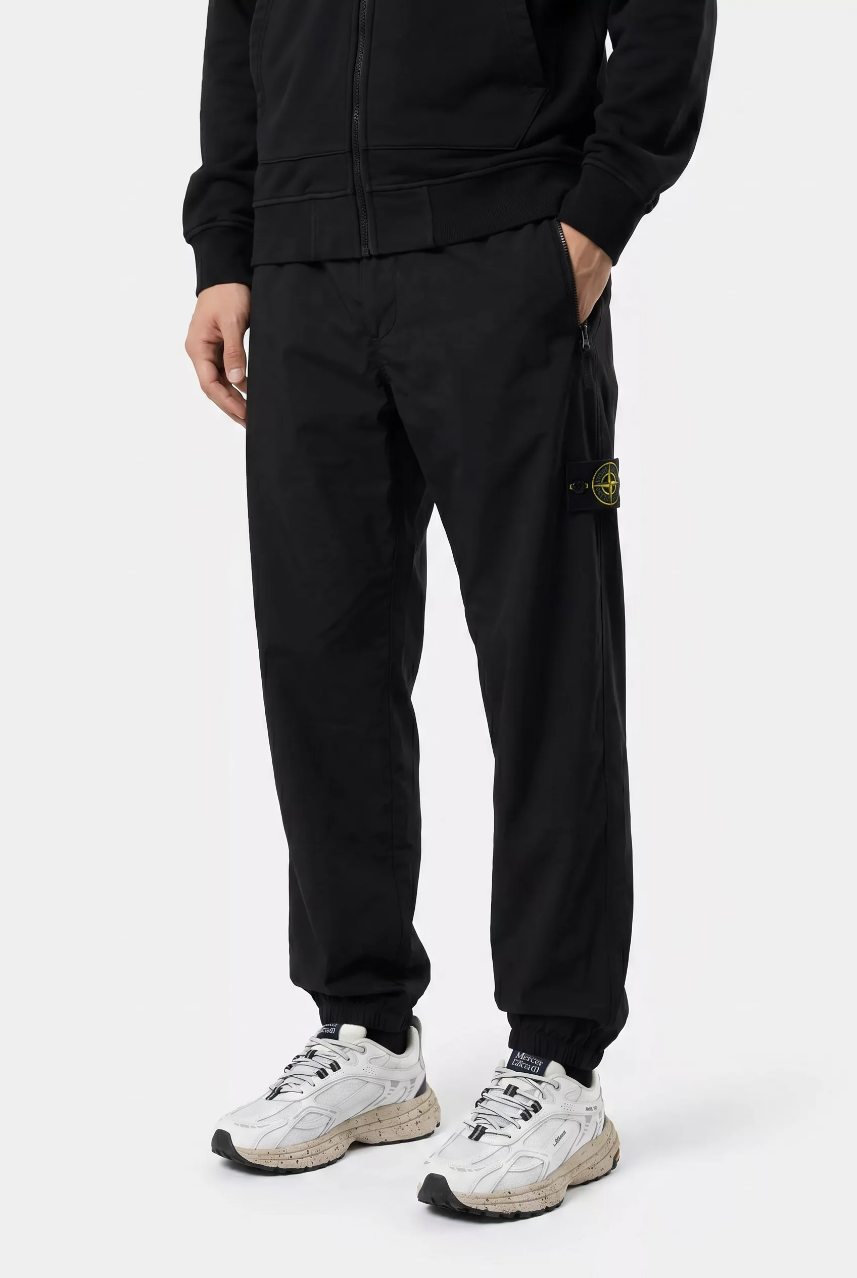 PANTALON STONE ISLAND NOIR 3100048-V0029