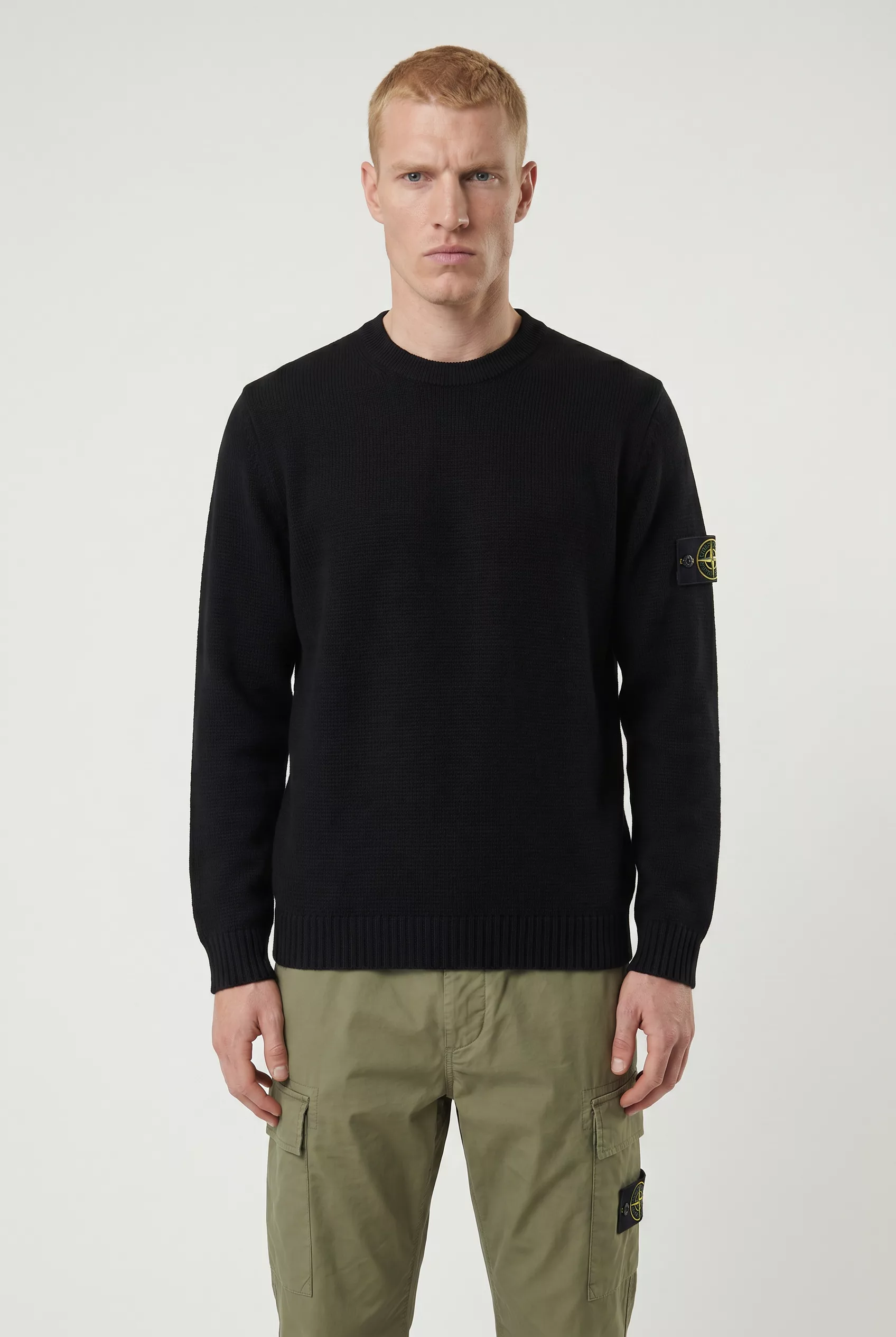 PULL STONE ISLAND NOIR 5100023-V0029