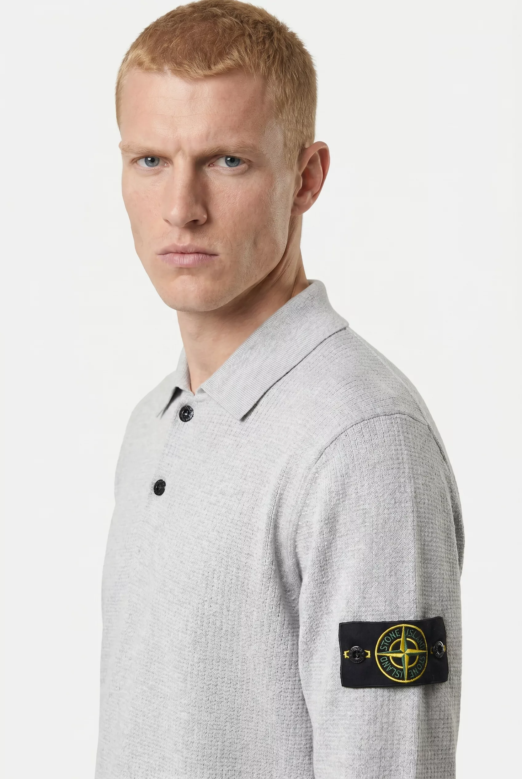 POLO STONE ISLAND GRIS 5100024-V0M61