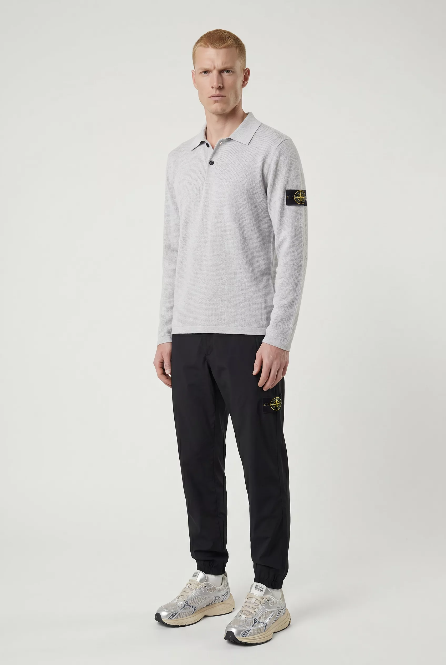 POLO STONE ISLAND GRIS 5100024-V0M61