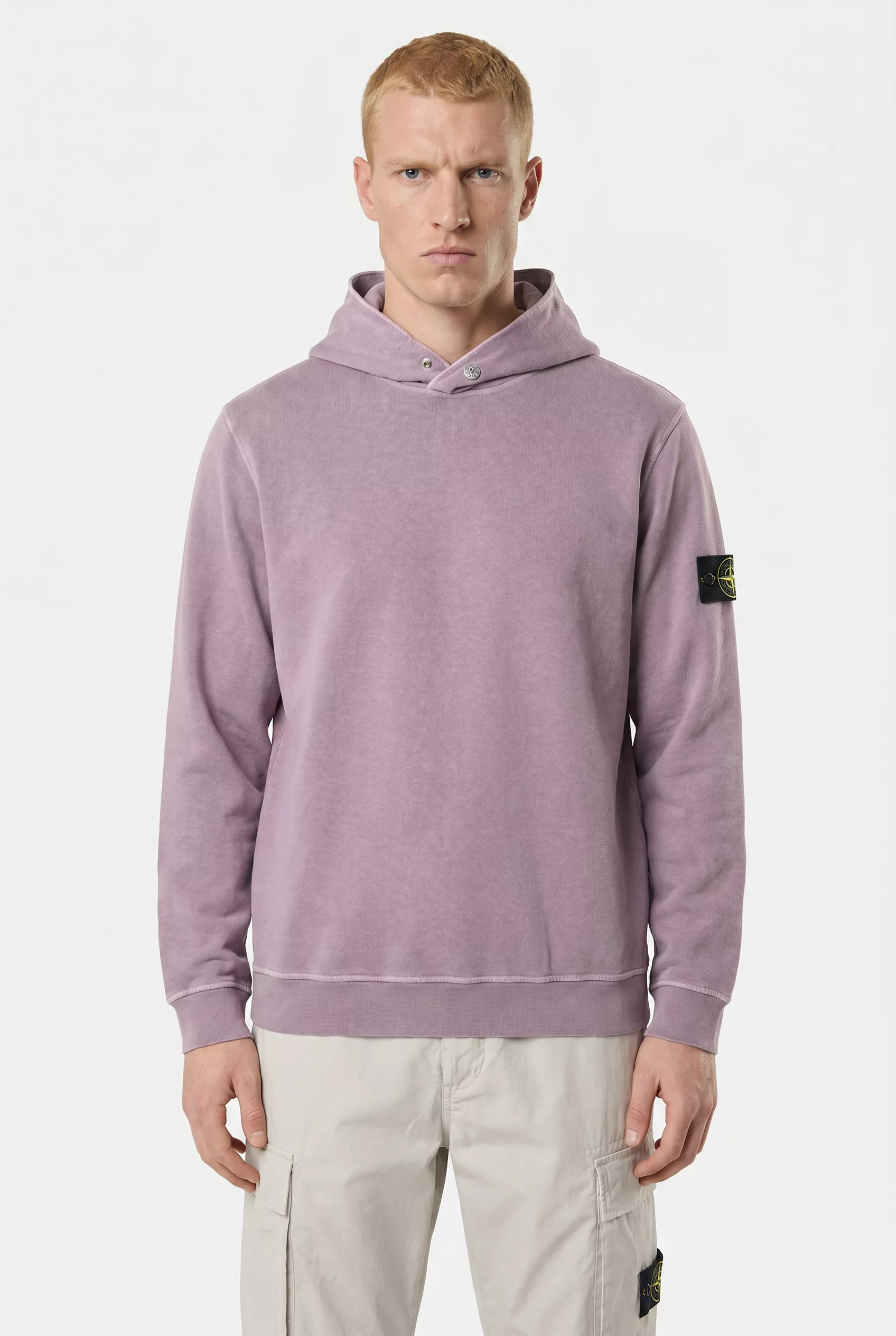 SWEAT STONE ISLAND MAUVE 6100031-V018F