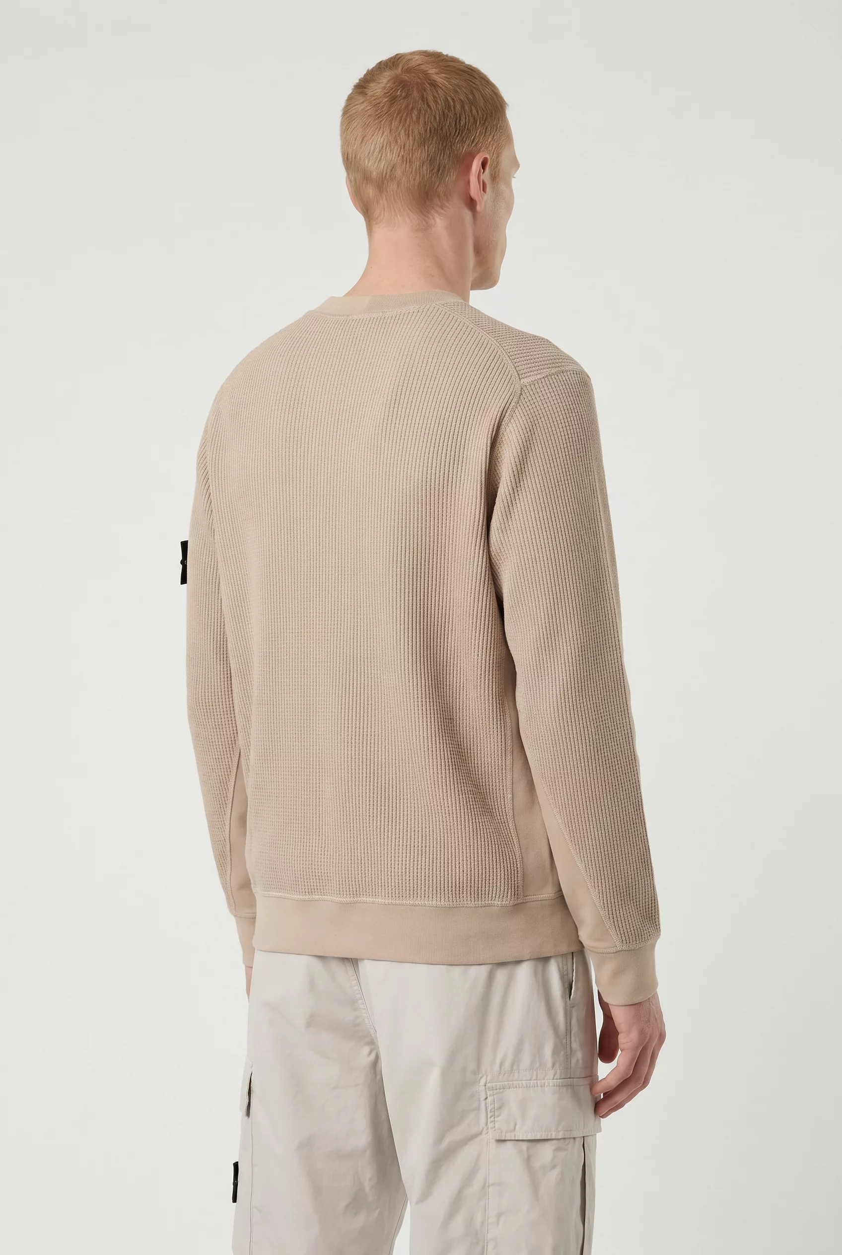 SWEAT STONE ISLAND BEIGE 6100056-V009A