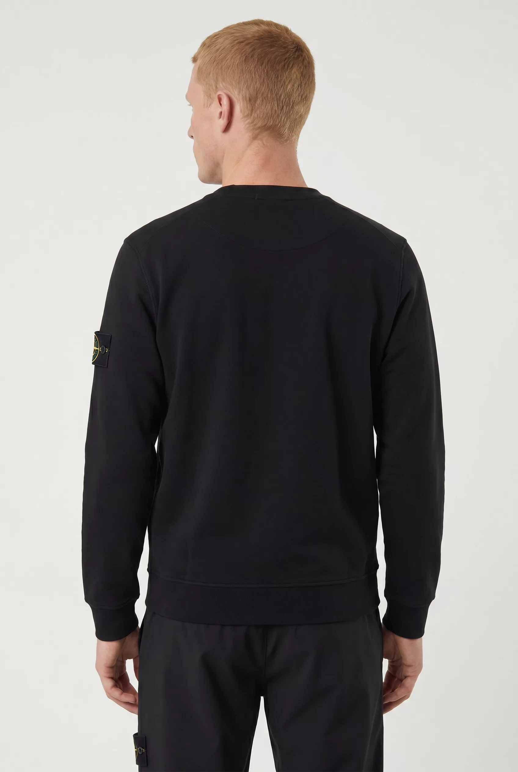 SWEAT STONE ISLAND NOIR 6100060-V0029