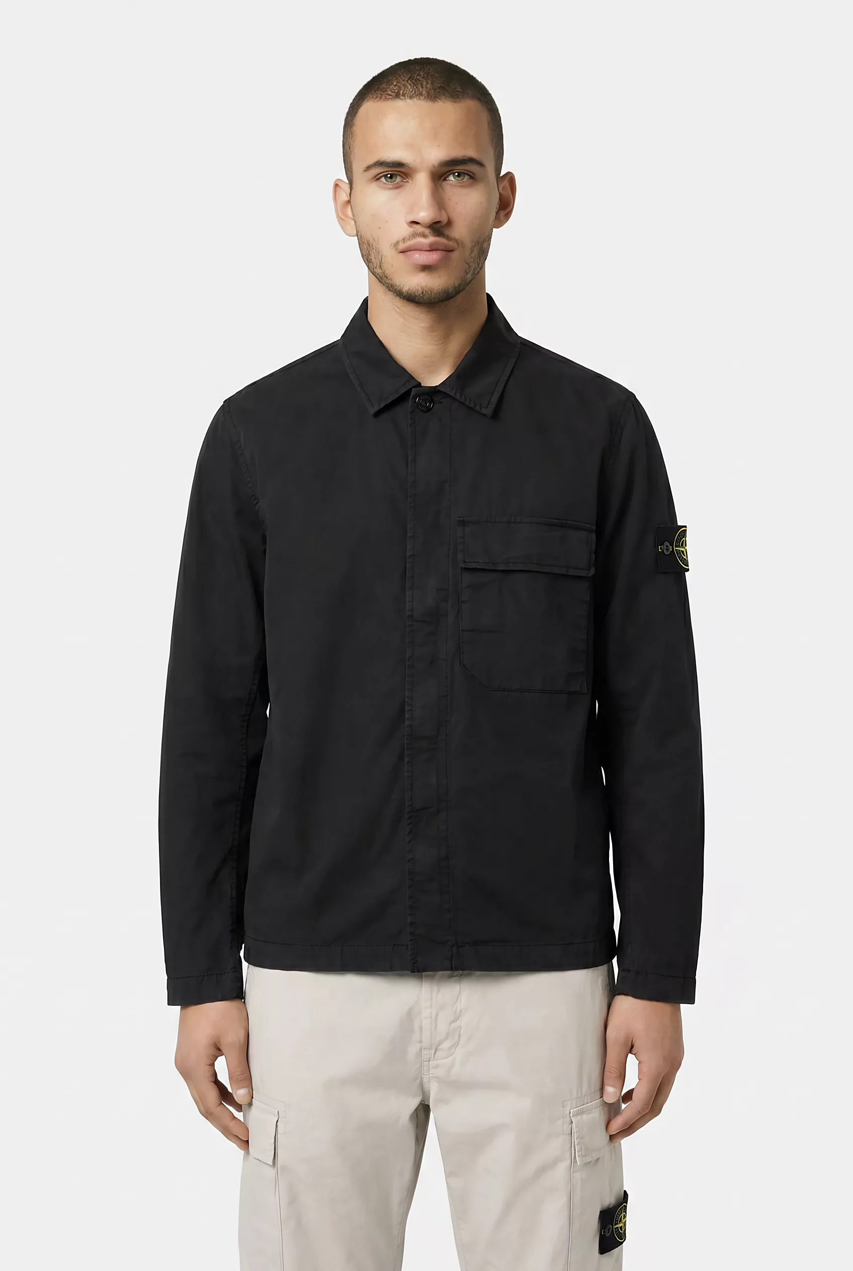 SURCHEMISE STONE ISLAND NOIRE 1200013-V0029