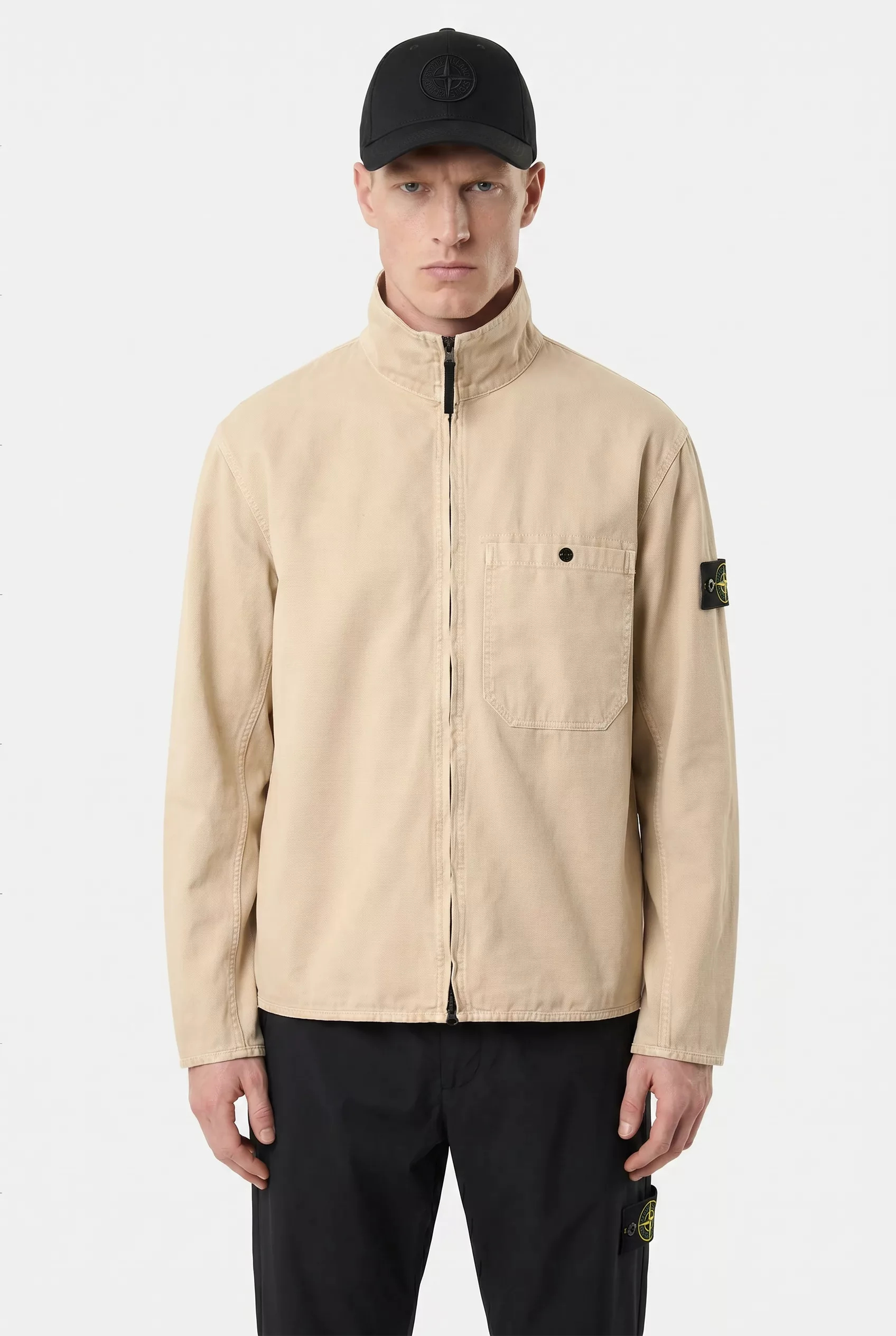 SURCHEMISE STONE ISLAND BEIGE 1200014-V019A