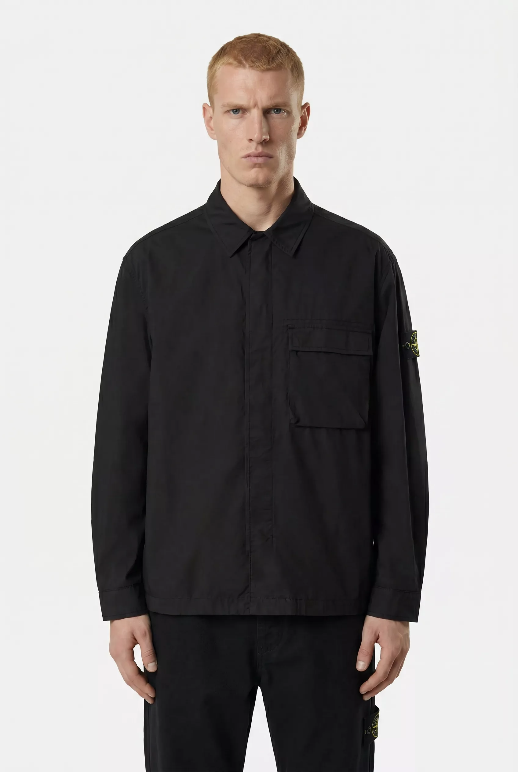 SURCHEMISE STONE ISLAND NOIRE 1200032-V0029