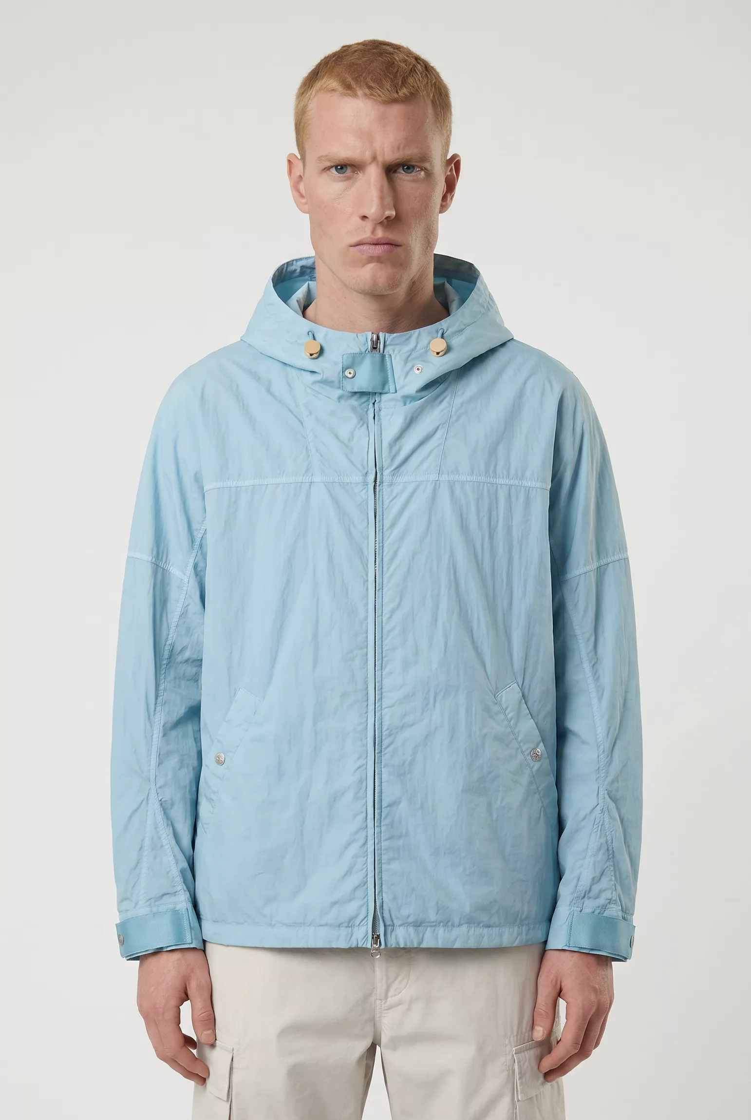 BLOUSON STONE ISLAND BLEU CIEL 4100073-V004A