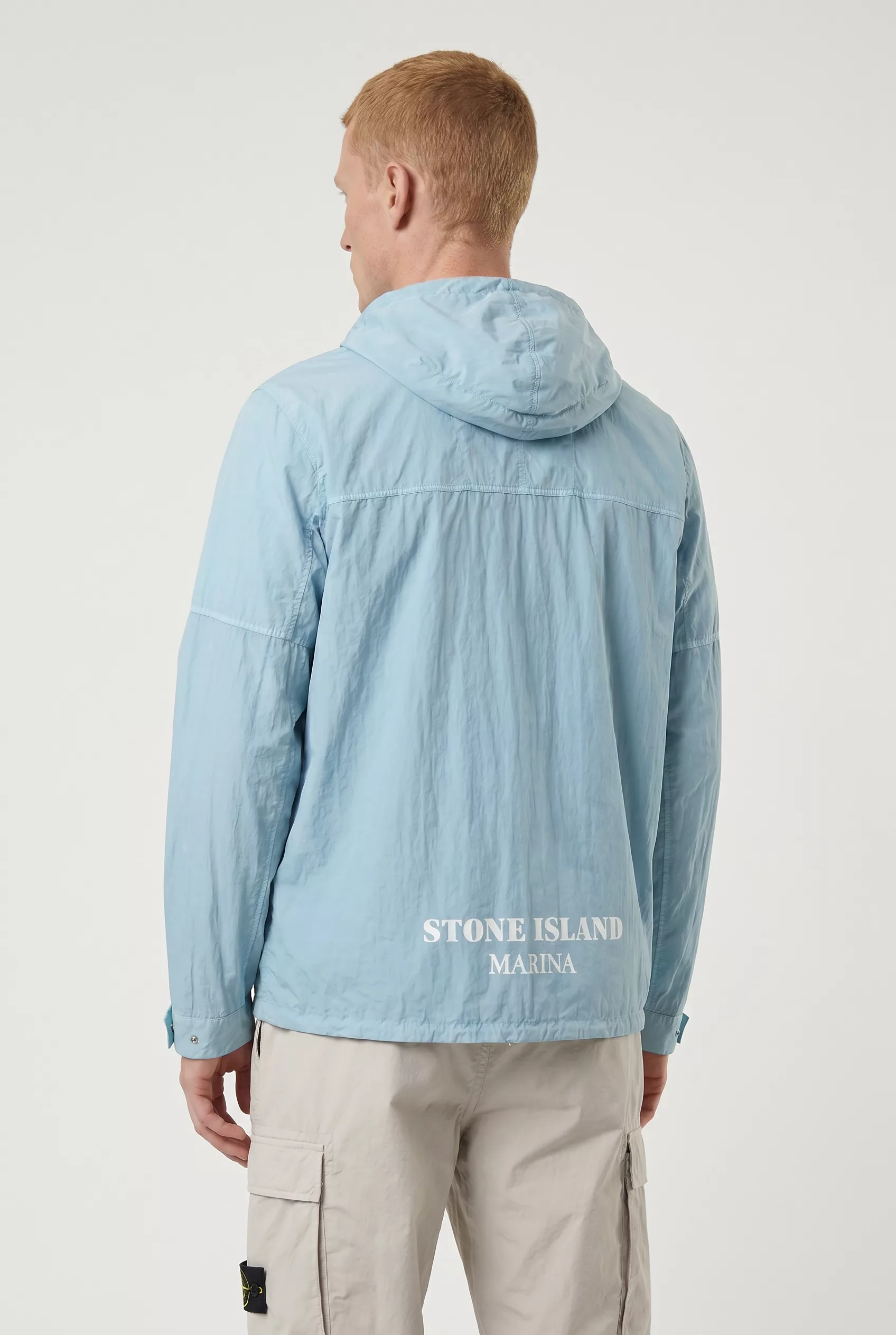 BLOUSON STONE ISLAND BLEU CIEL 4100073-V004A