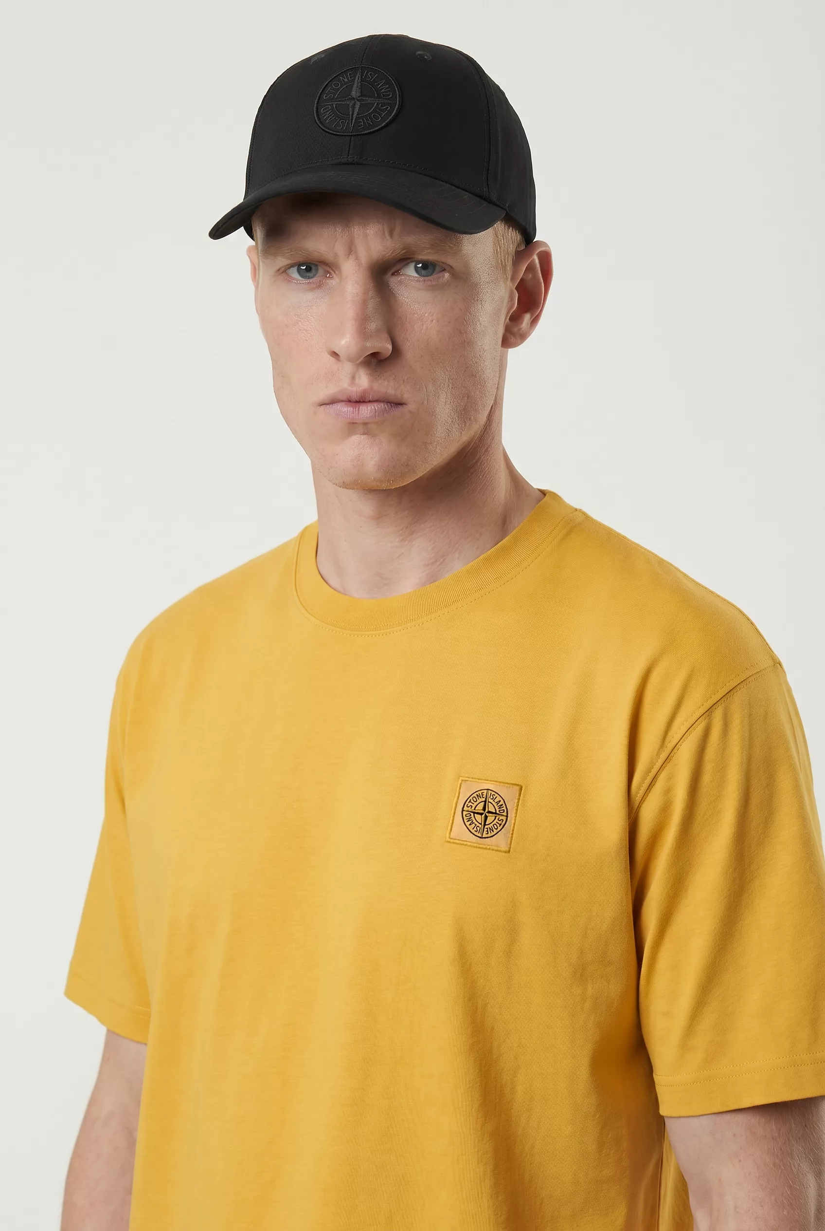 TEE-SHIRT STONE ISLAND SAFRAN 2100030-V0034