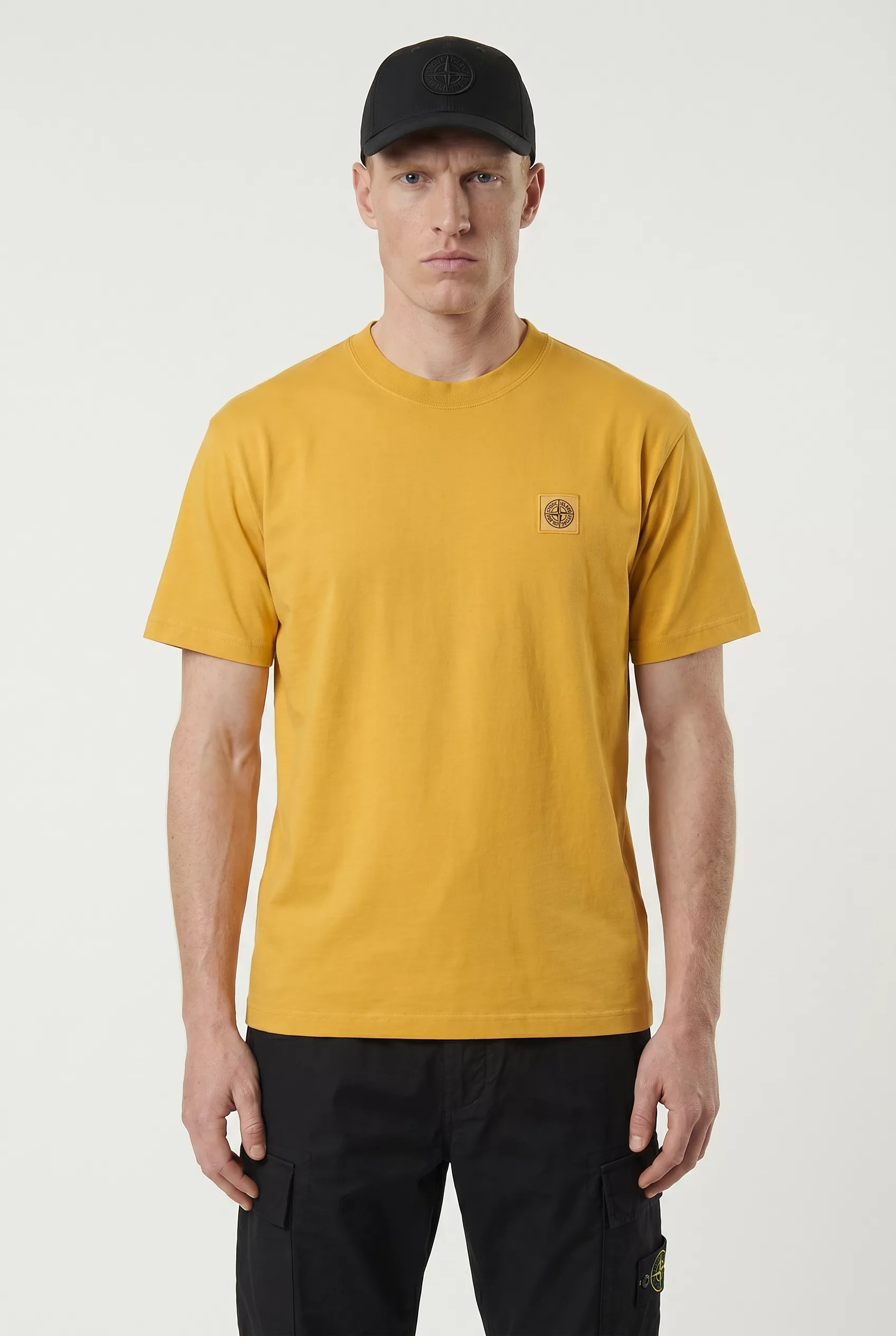 TEE-SHIRT STONE ISLAND SAFRAN 2100030-V0034