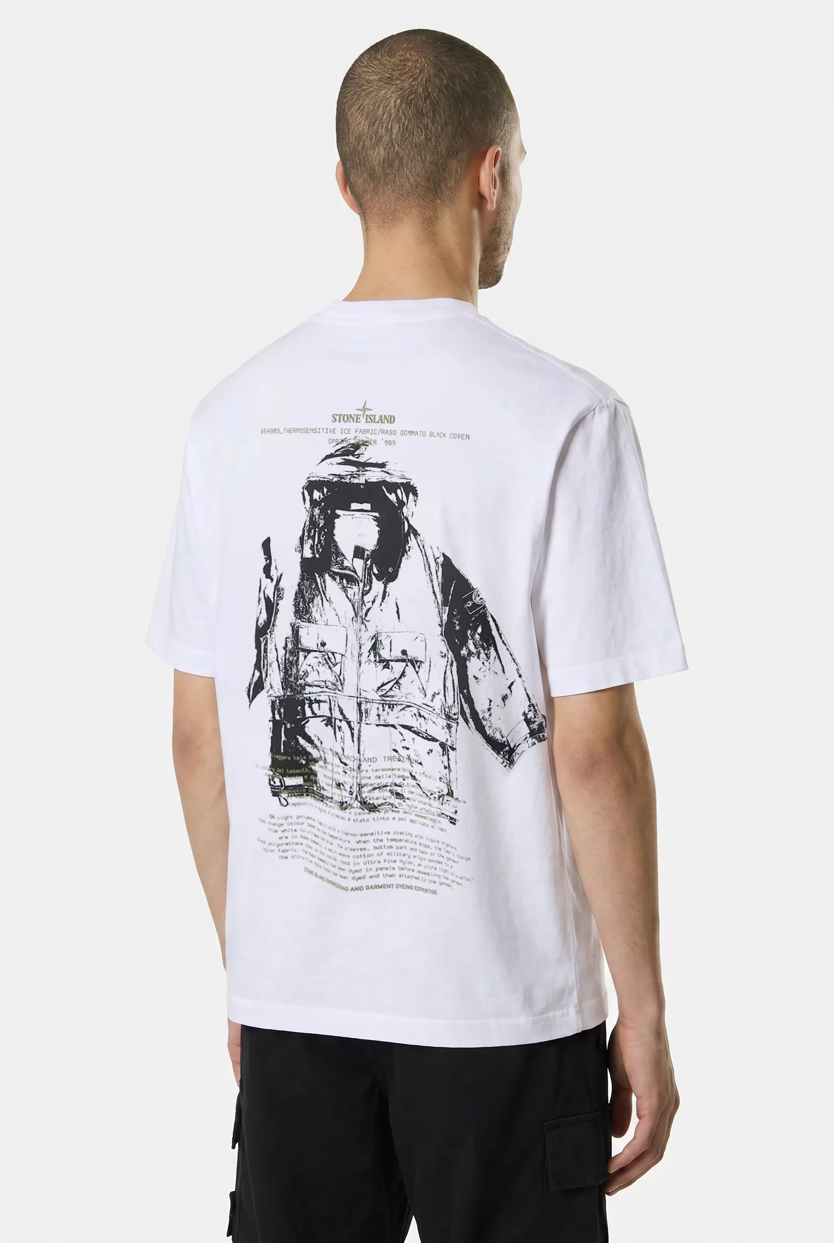 TEE-SHIRT STONE ISLAND BLANC 2100023-V0001