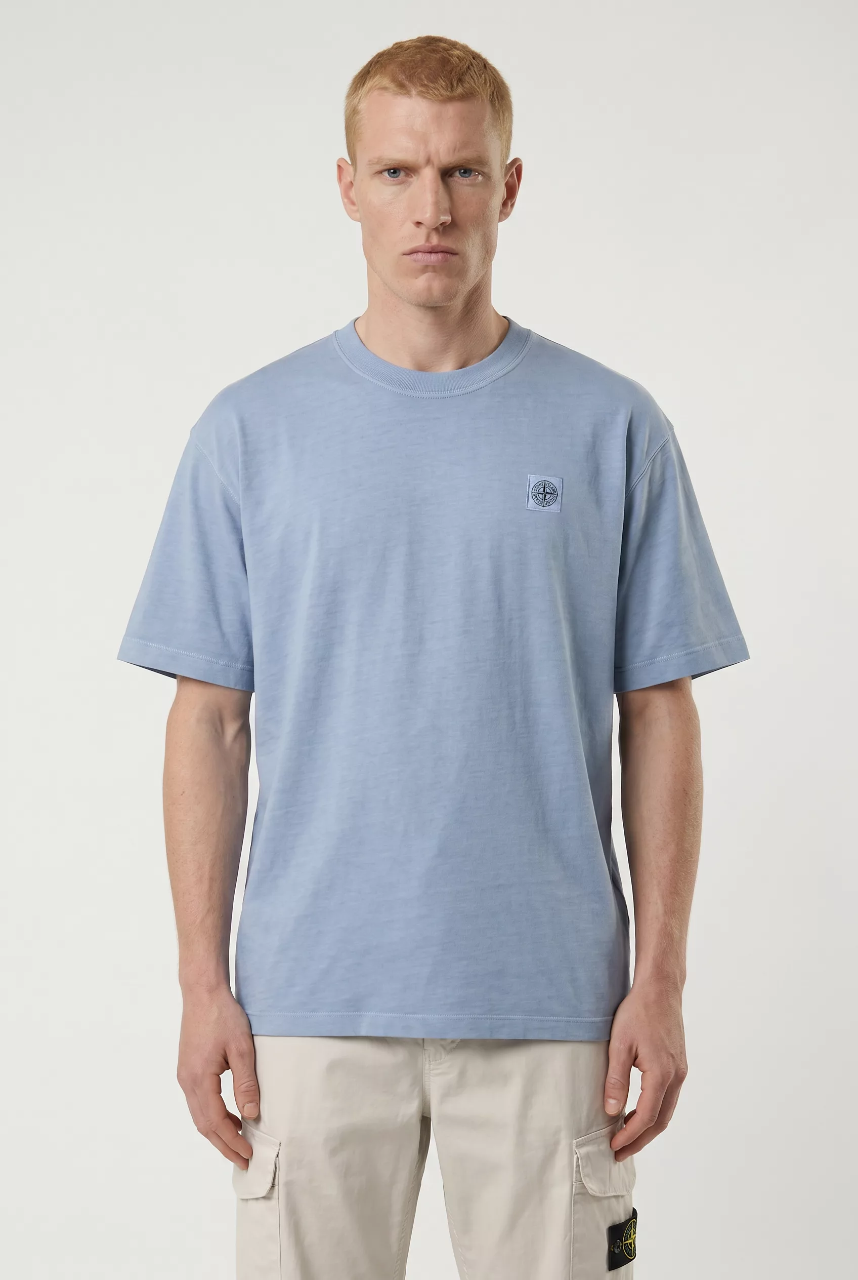 TEE-SHIRT STONE ISLAND BLEU 2100030-V0024