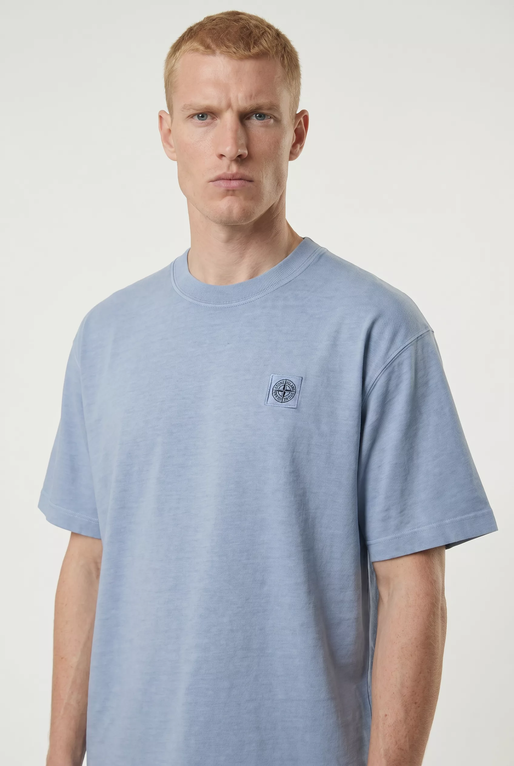 TEE-SHIRT STONE ISLAND BLEU 2100030-V0024