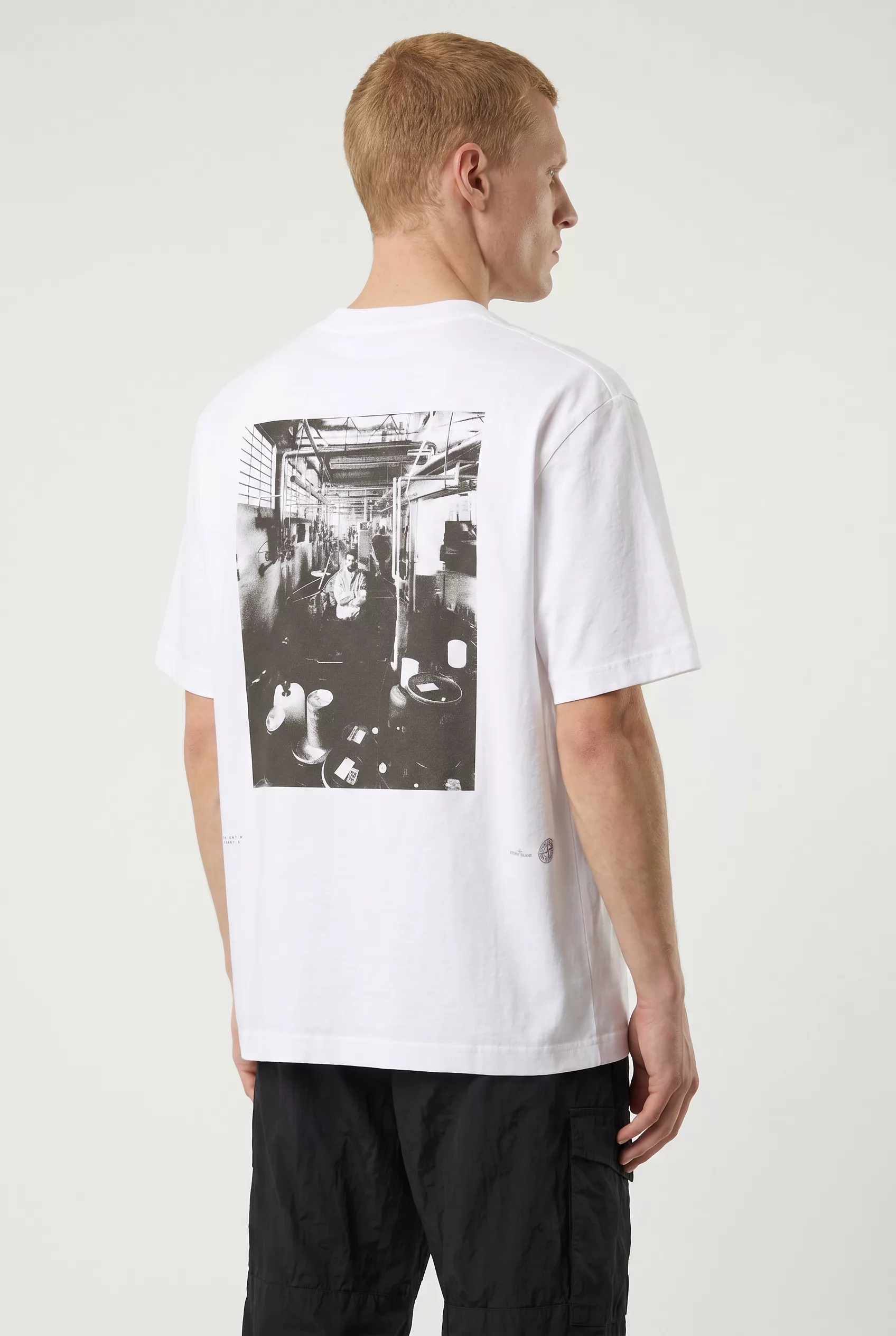 TEE-SHIRT STONE ISLAND BLANC 2100001-S0374-V0001