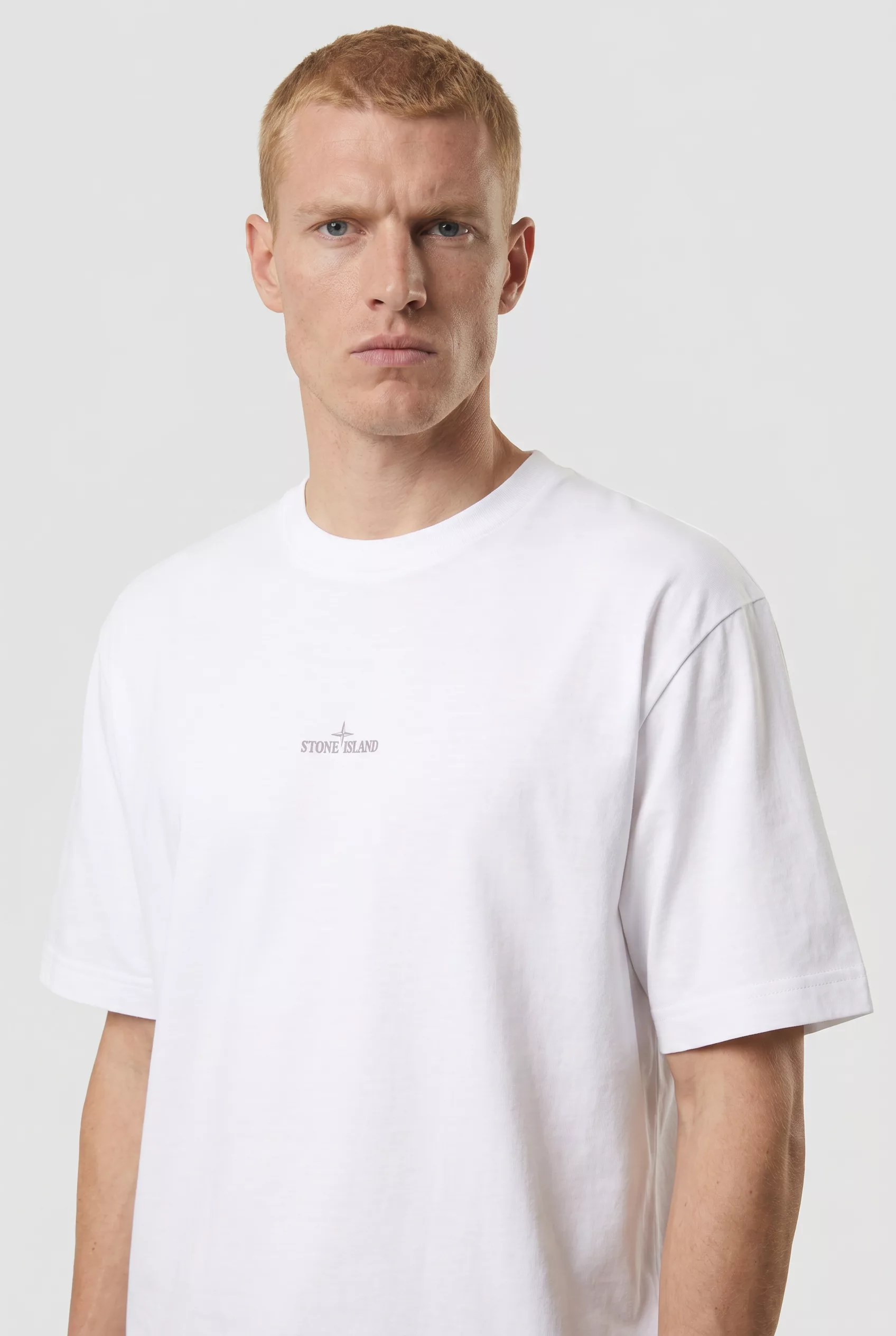 TEE-SHIRT STONE ISLAND BLANC 2100001-S0374-V0001