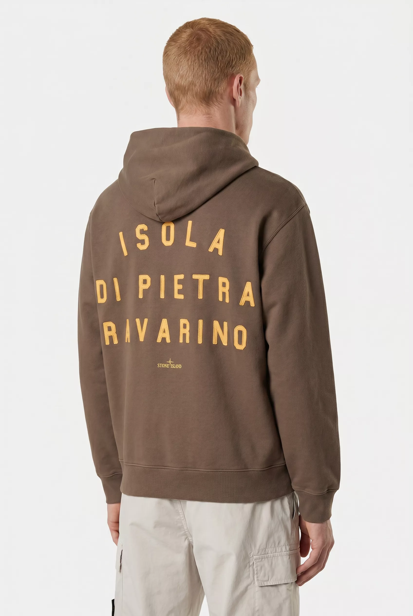 SWEAT STONE ISLAND MARRON 6100002-V007C