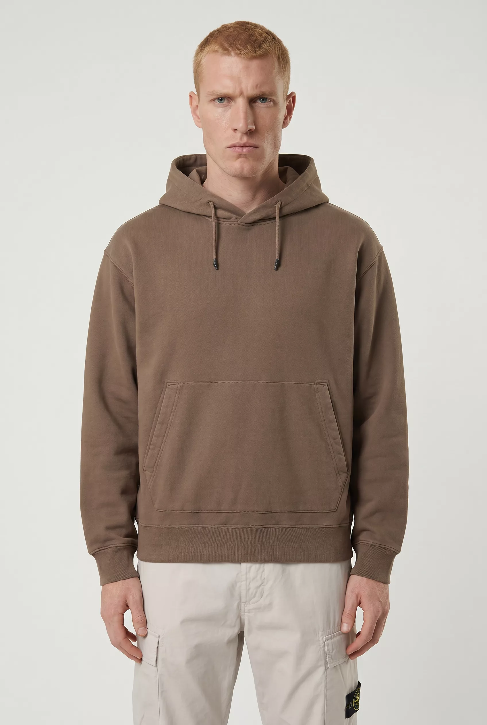 SWEAT STONE ISLAND MARRON 6100002-V007C