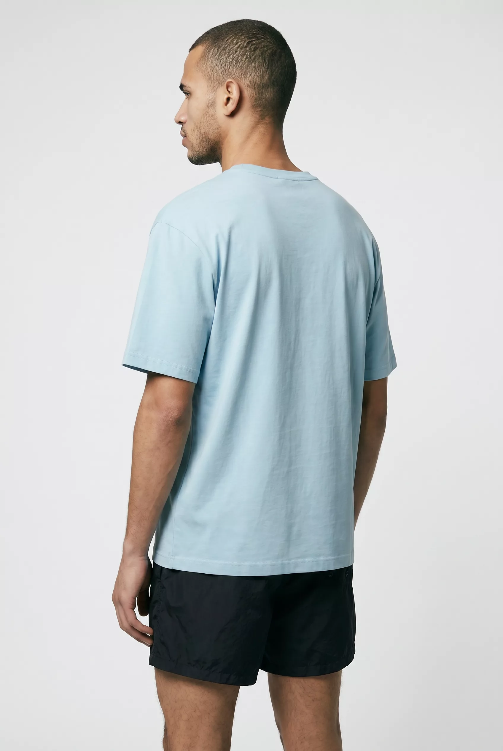 TEE-SHIRT STONE ISLAND DUST BLUE 2100017-V004A