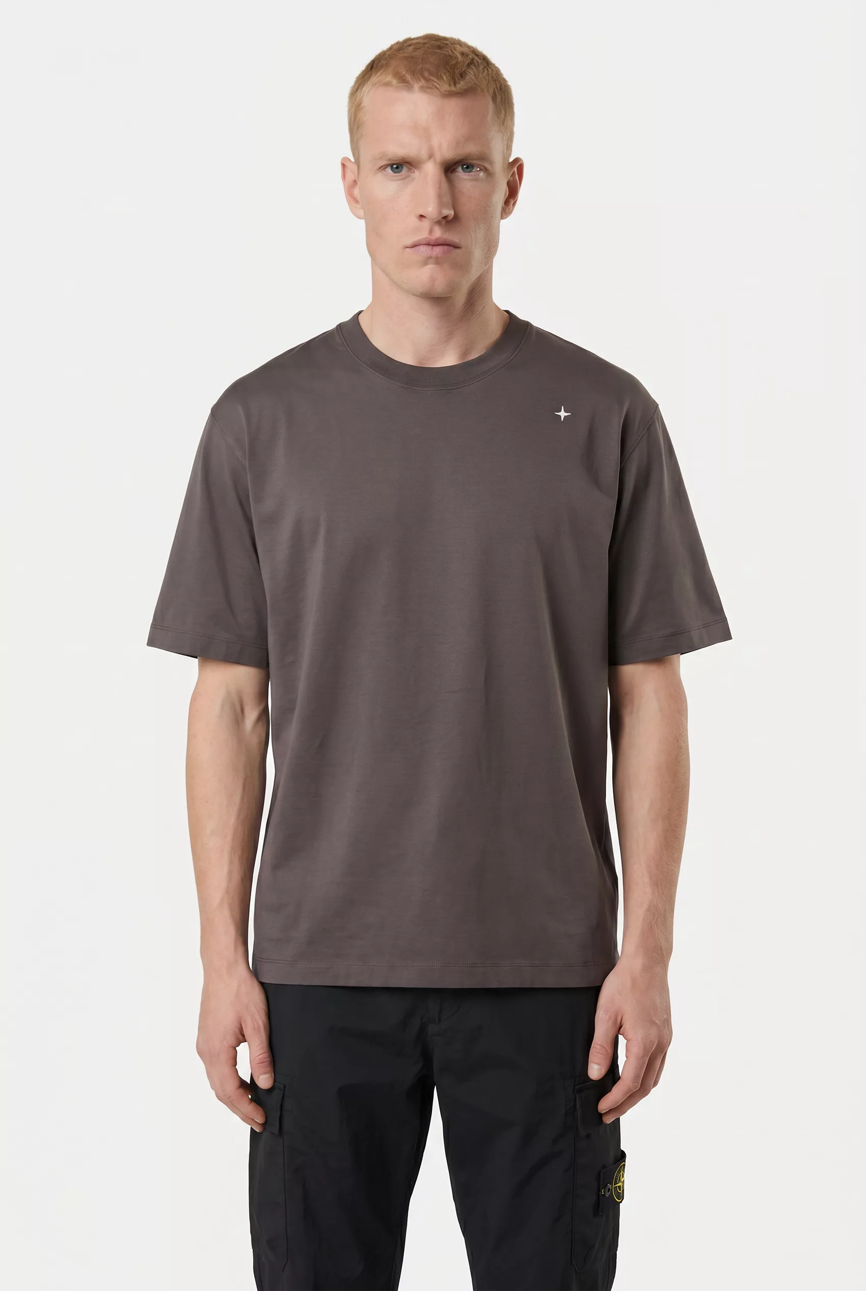 TEE-SHIRT STONE ISLAND ANTHRACITE 2100010-V0065