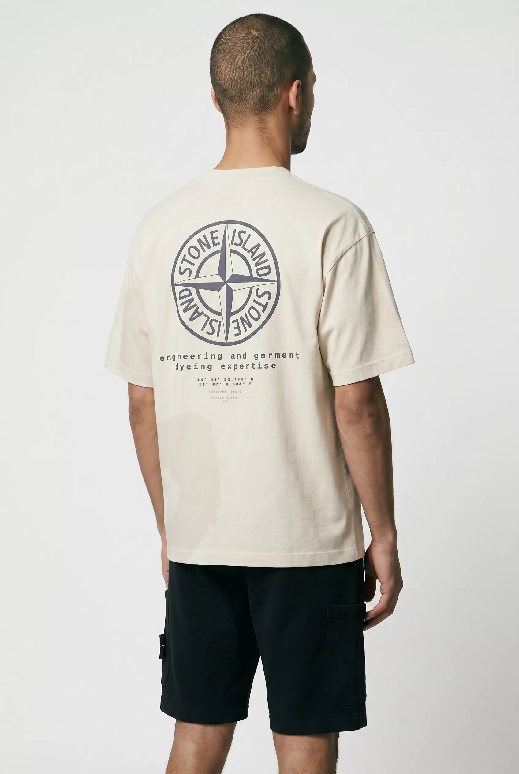 TEE-SHIRT STONE ISLAND ECRU 2100002-V0093