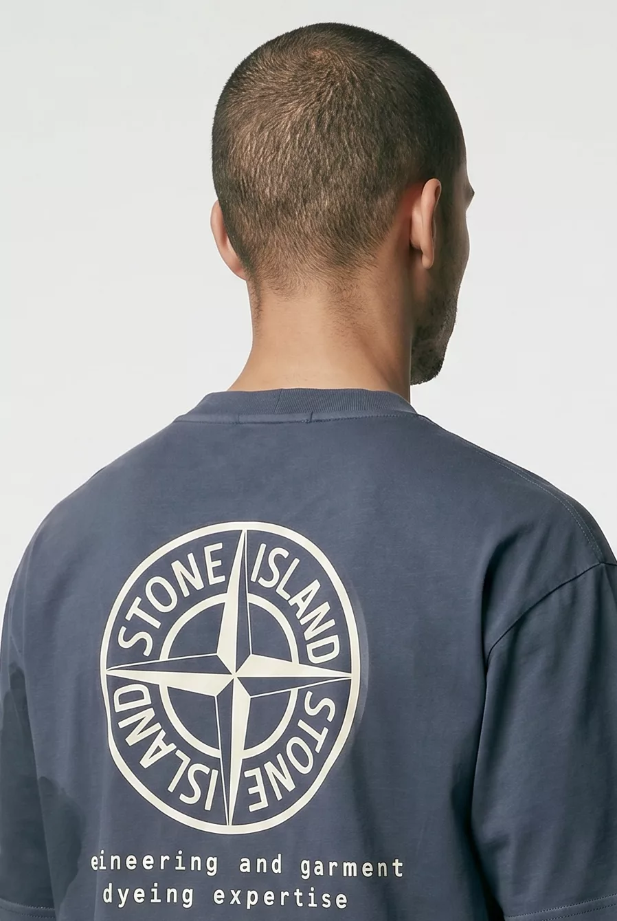 TEE-SHIRT STONE ISLAND BLEU GRIS 2100002-V002D