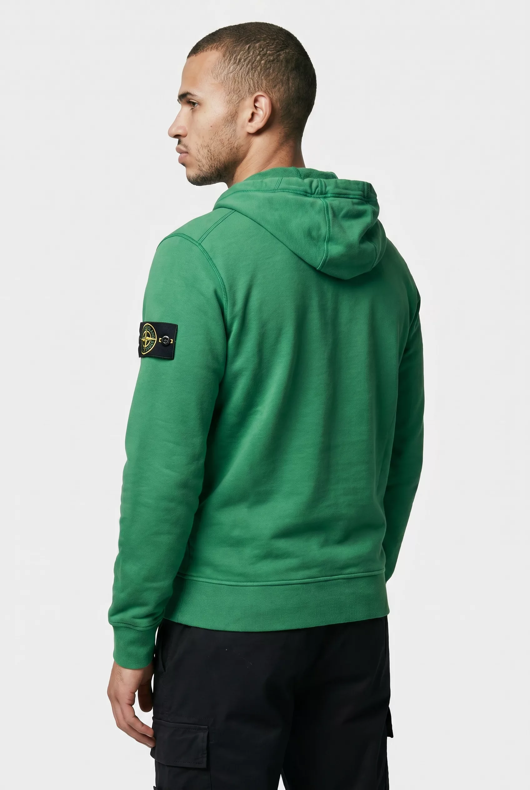 SWEAT STONE ISLAND KAKI 6100061-V005H