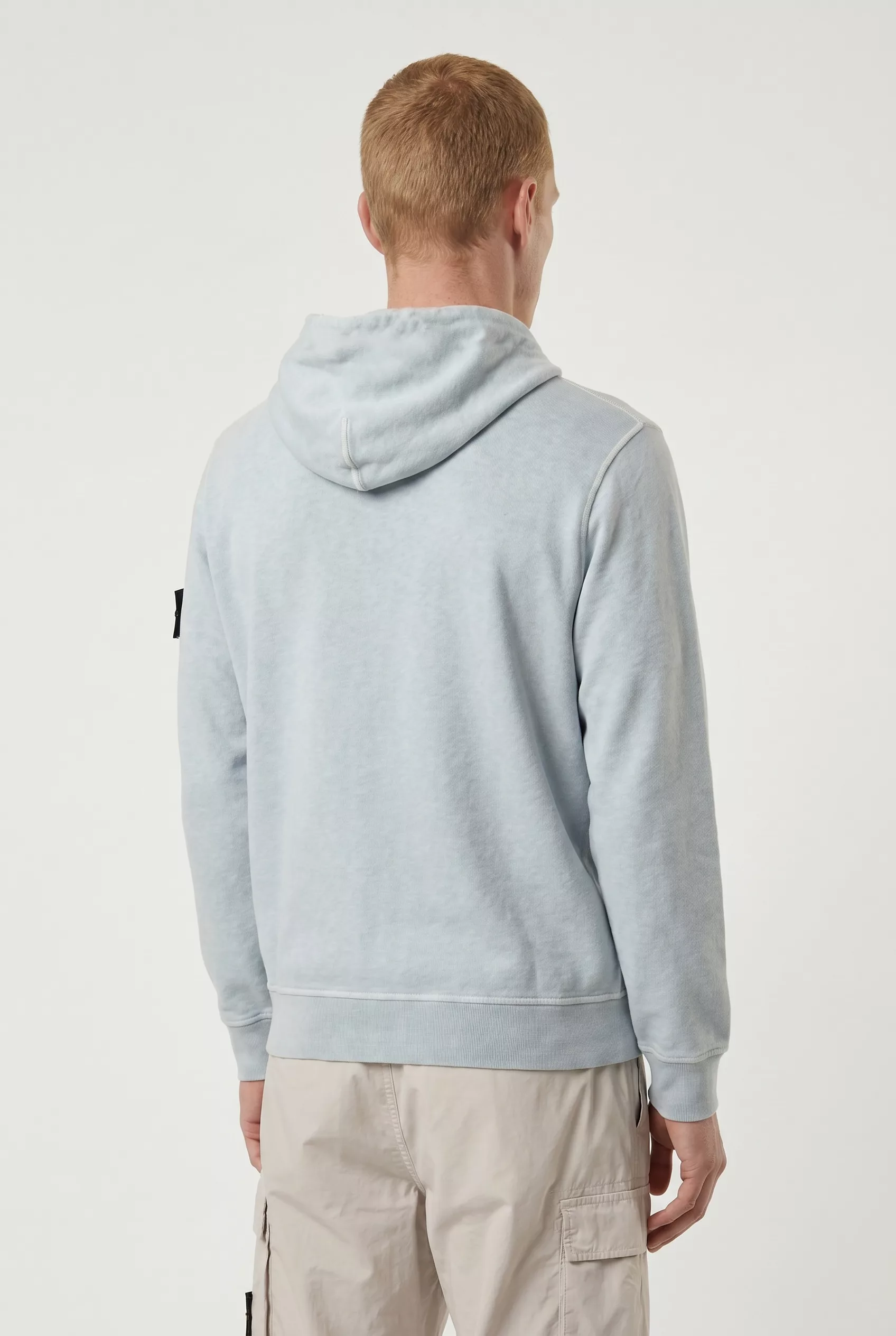 SWEAT STONE ISLAND BLEU CIEL 6100031-V0141