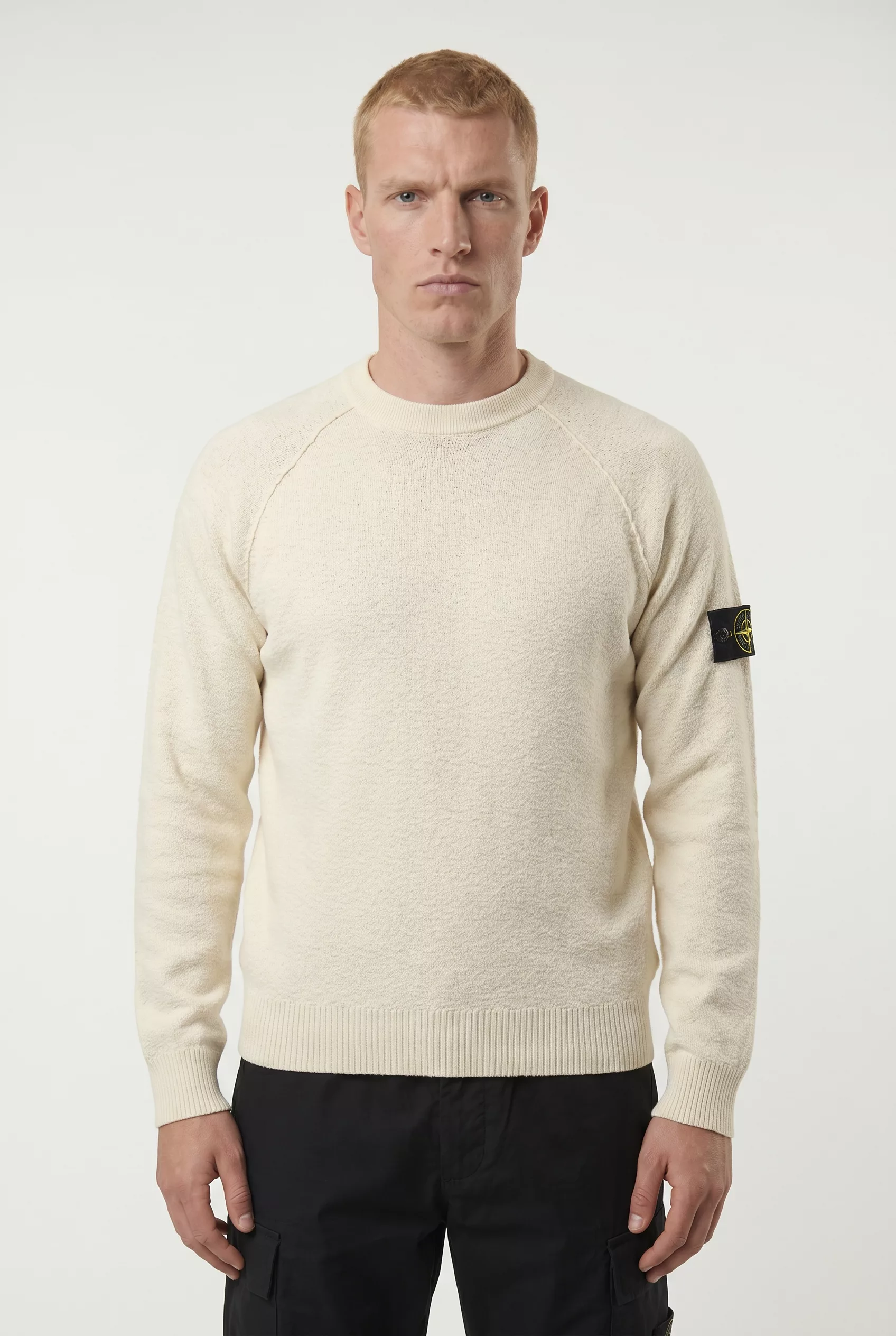 PULL STONE ISLAND ECRU 5100020-V0093